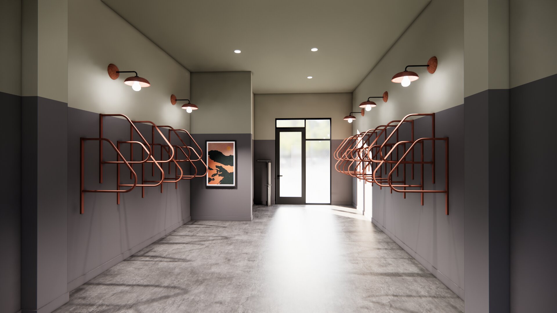 bike storage room with tasteful finishes modera higley commons apartment homes for rent in gilbert az