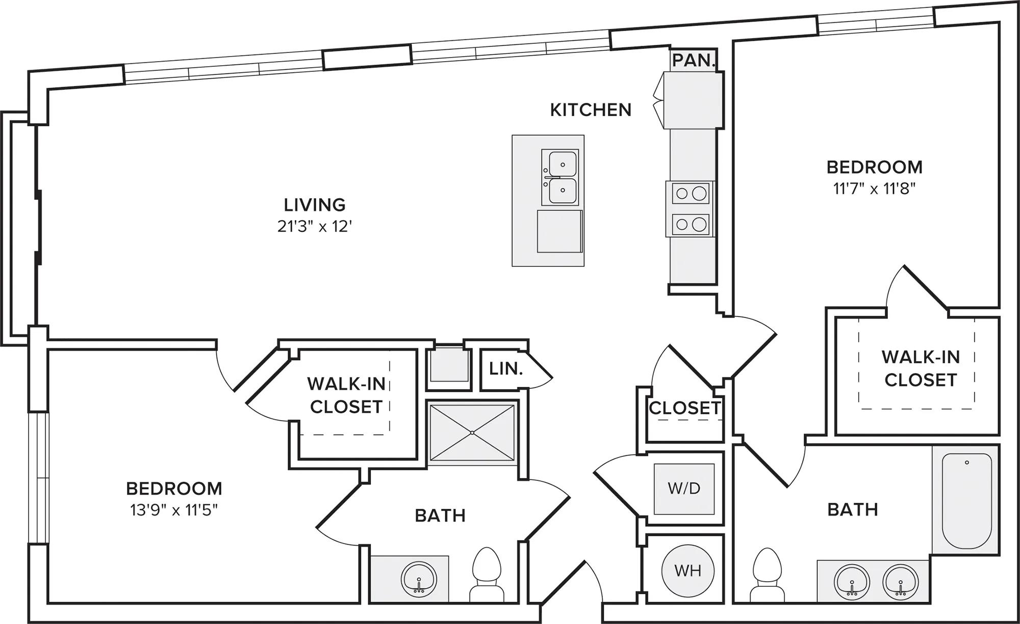 B05 | 2 Bed Apartment | Modera New Rochelle