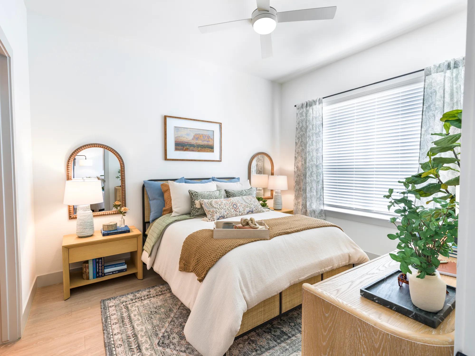 large bedroom with furniture and window coverings modera mckinney ridge apartment homes for rent in tx