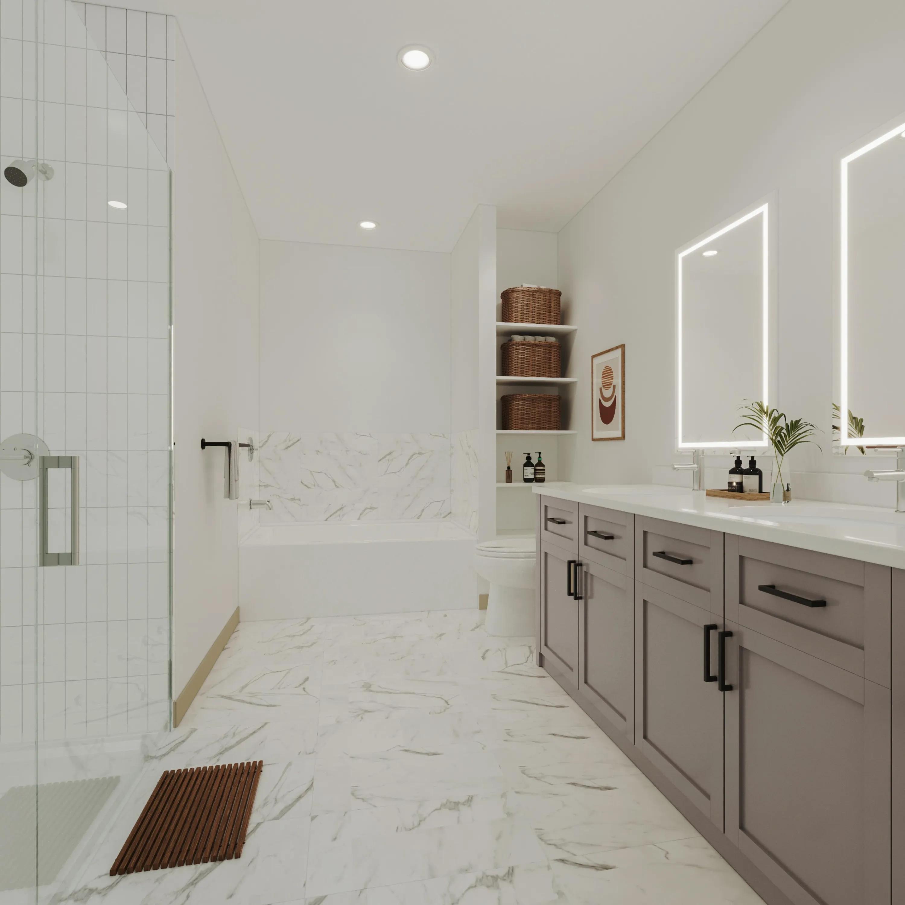 interior bathroom rendering modera weston apartments for rent in weston ma near boston