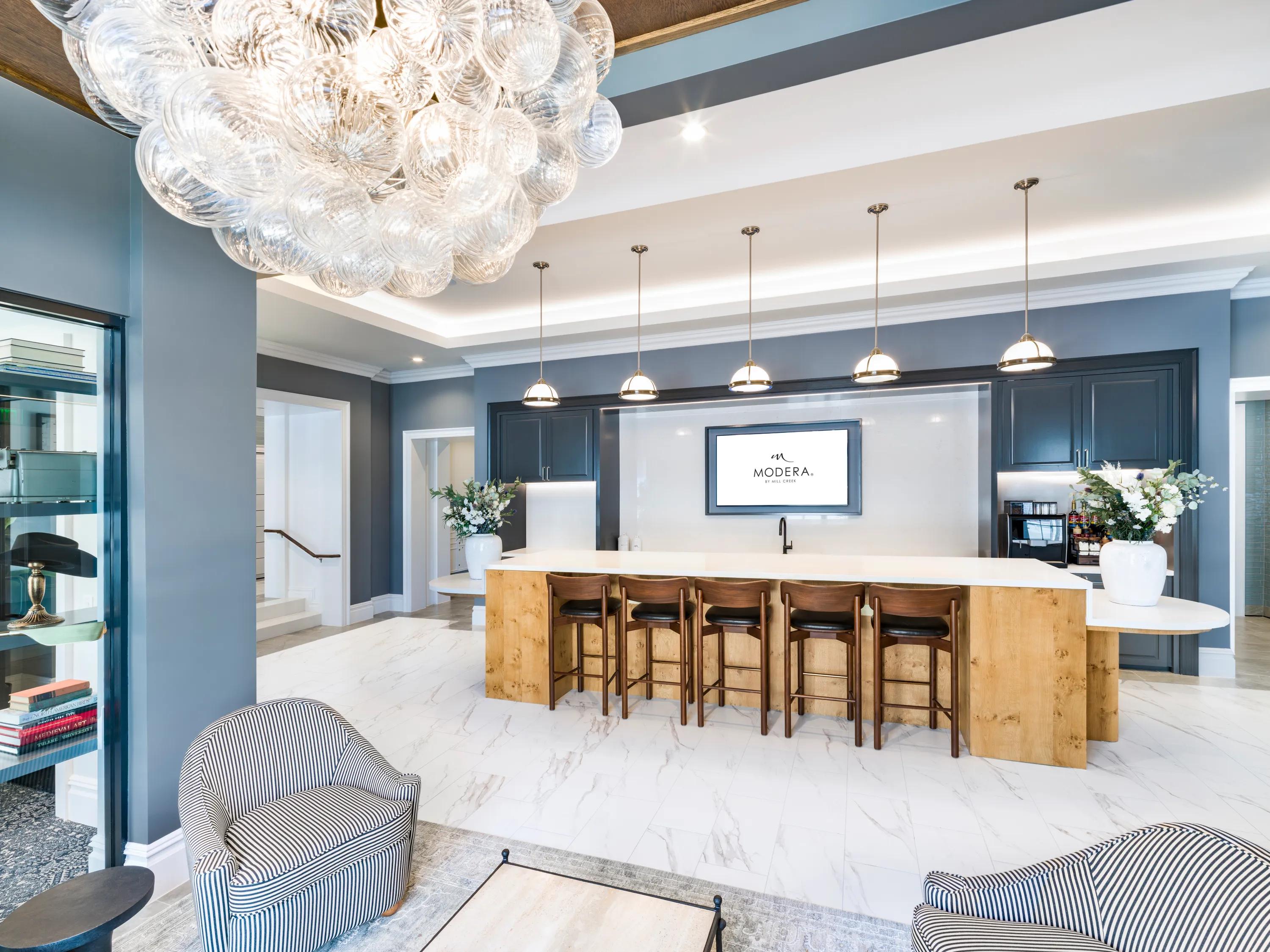 dual-purpose coworking lounge modera walsh heights apartments in aledo tx