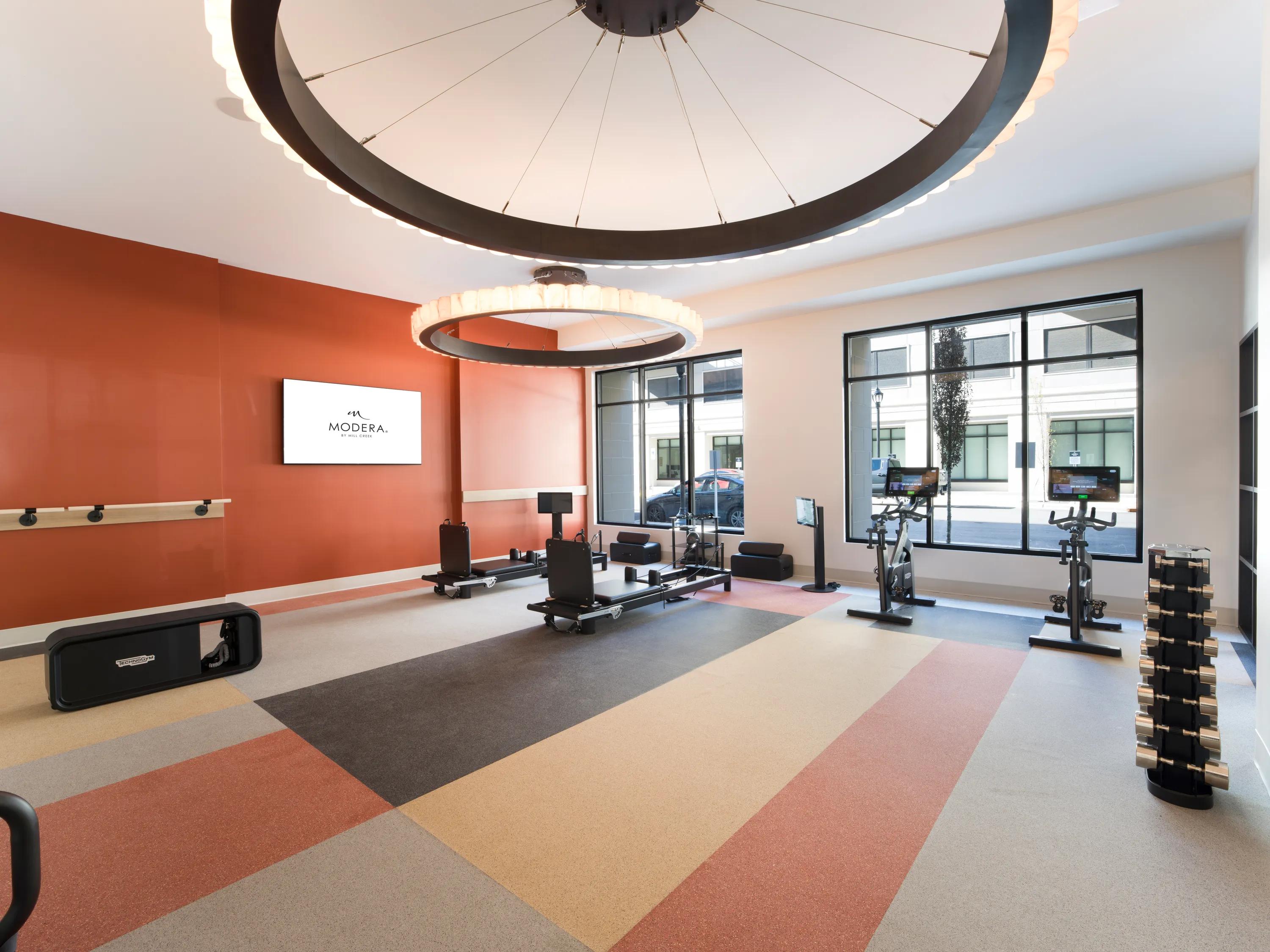 yoga studio modera liberty row charlotte nc apartments