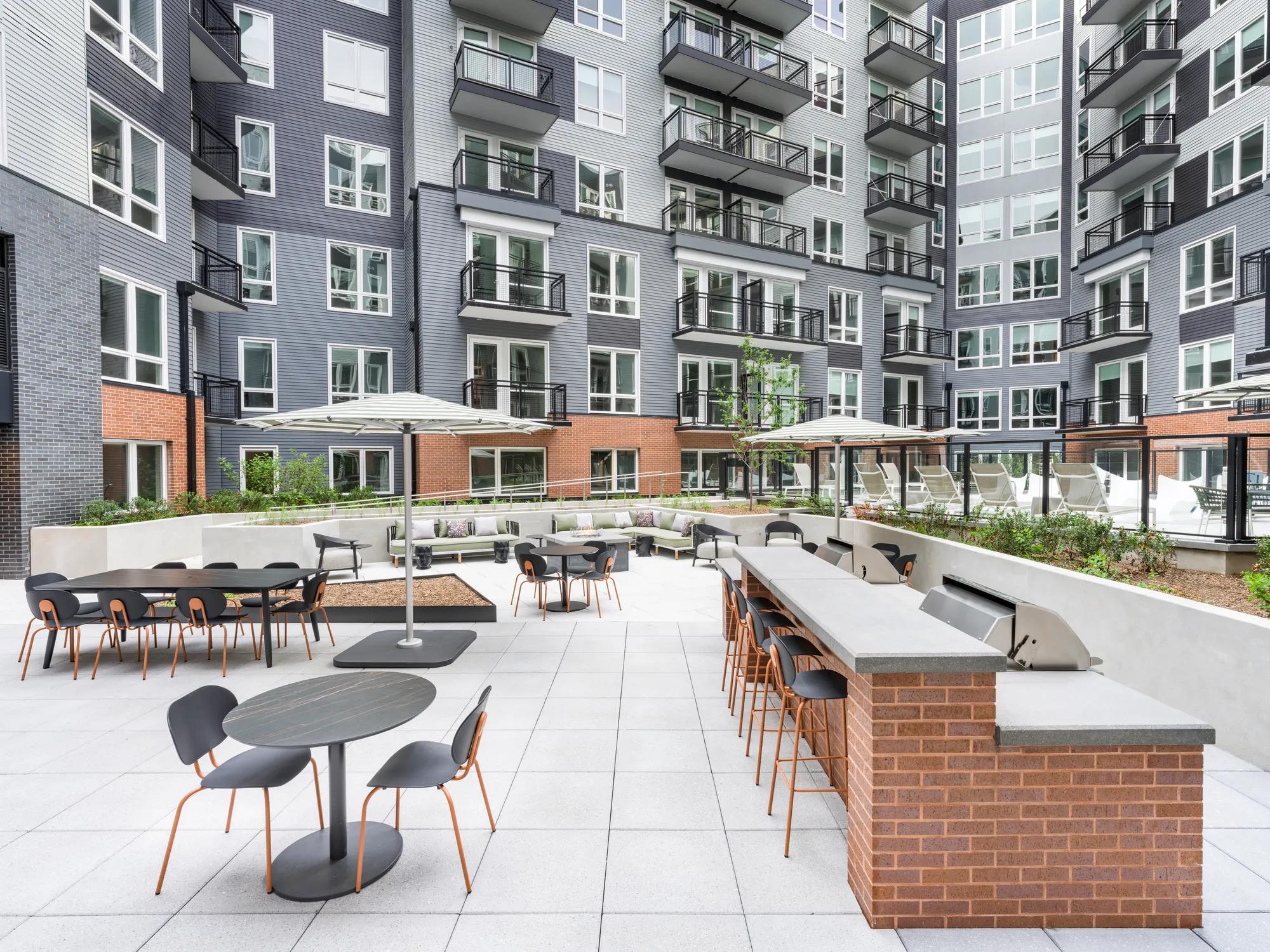 outdoor grilling station modera h street apartment homes for rent in washington dc