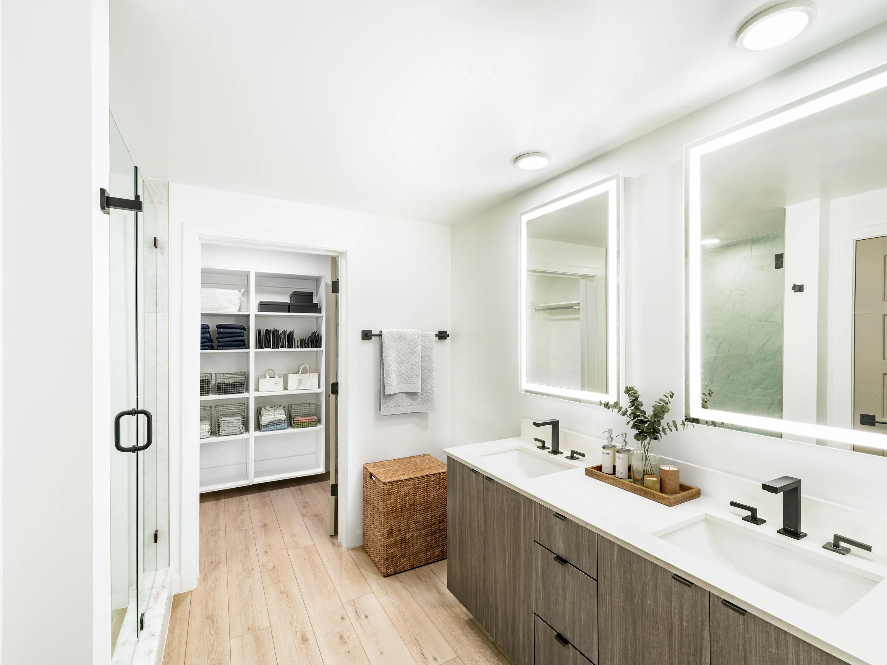 bathroom with double vanity modera coral springs north tower phase 2 apartments in coral springs fl