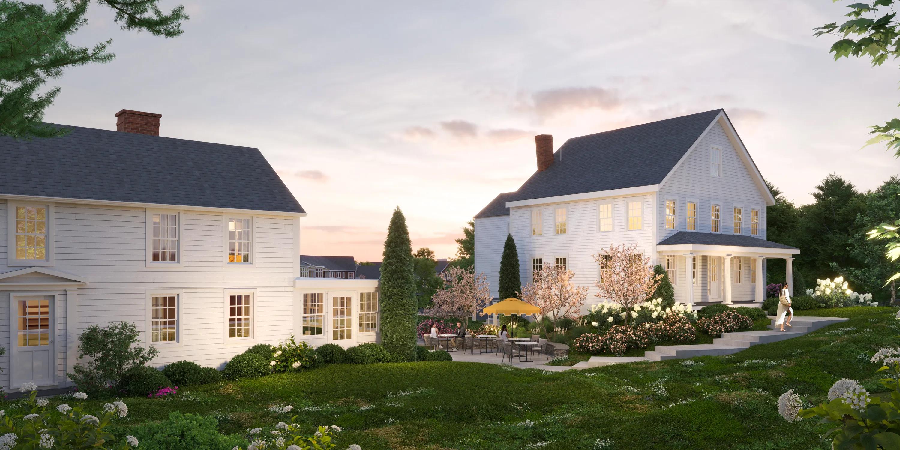 exterior community rendering modera weston apartments for rent in weston ma near boston