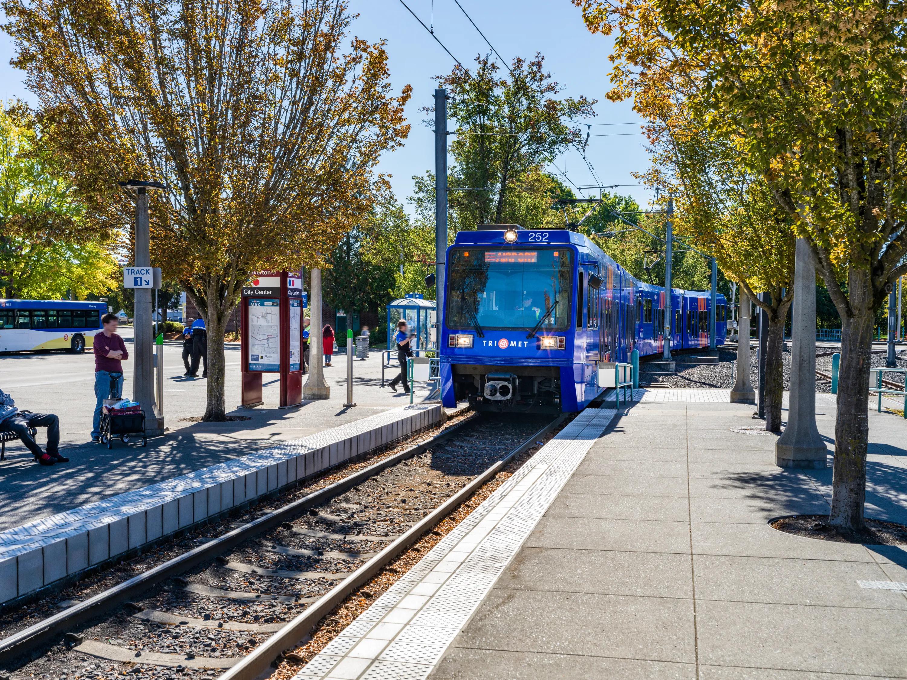 Located just 0.04 miles from the MAX Light Rail apartment homes for rent in or