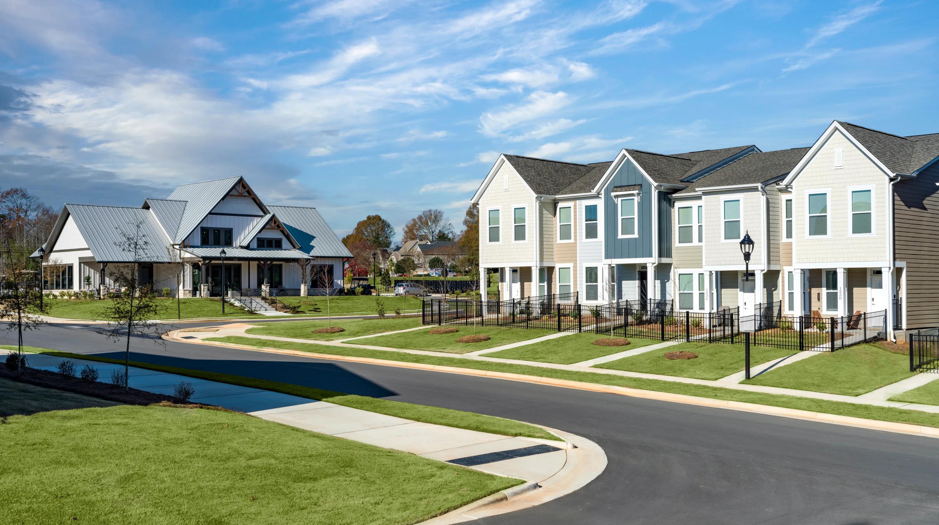 lush landscaping amavi mooresville homes for rent