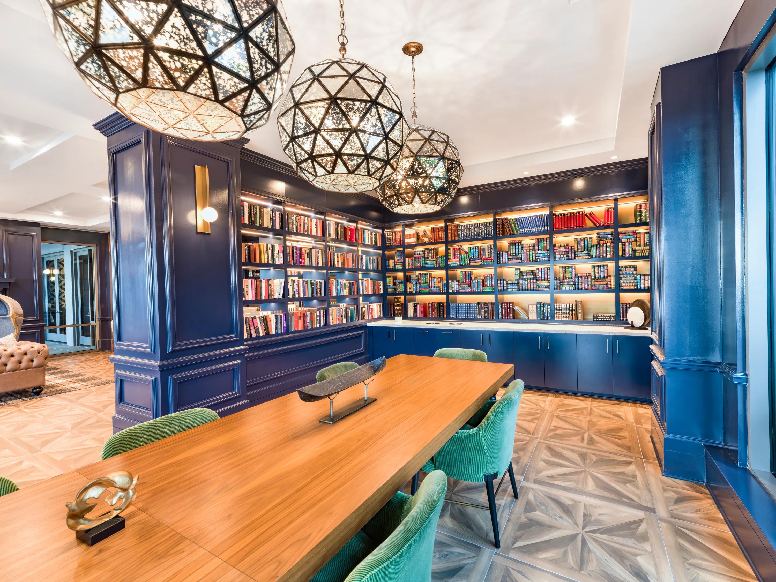 Boutique Feel with Modern Design - stylishly furnished common area at Modera Old Ivy in Atlanta