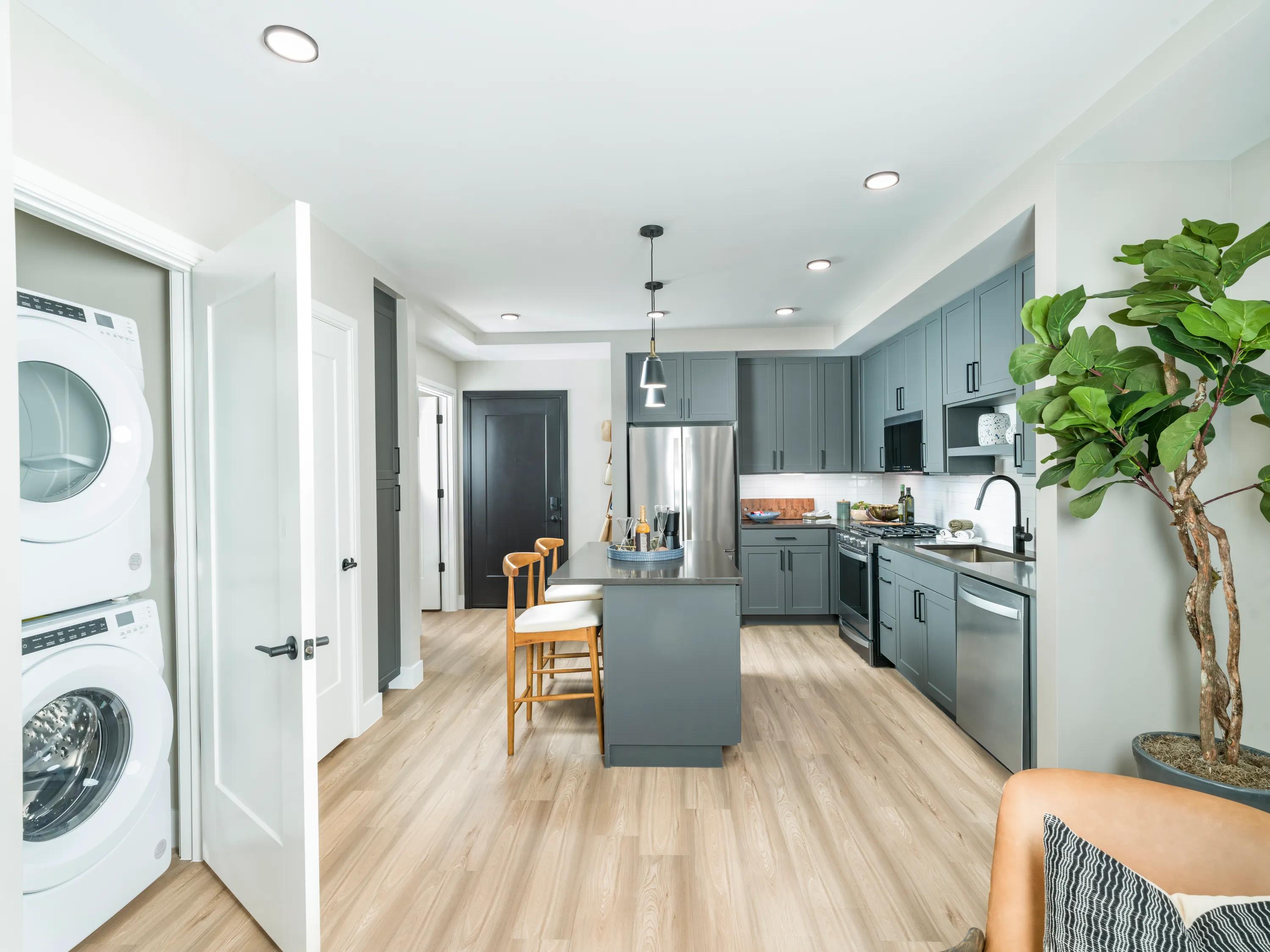 1-, 2-, and 3-bedroom apartment homes with den and loft layouts available