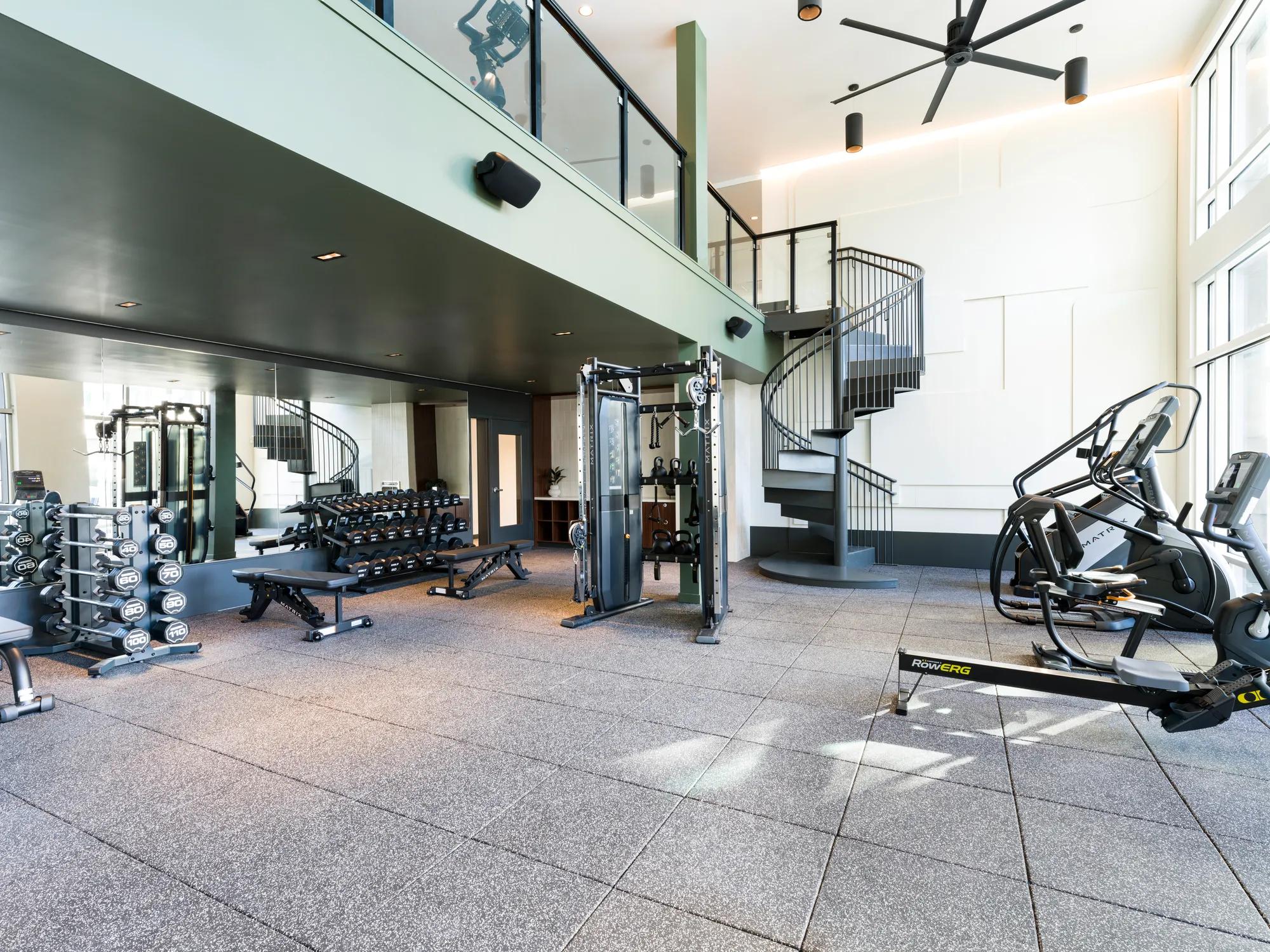 fitness center at modera raleigh hills apartment homes for rent in beaverton or