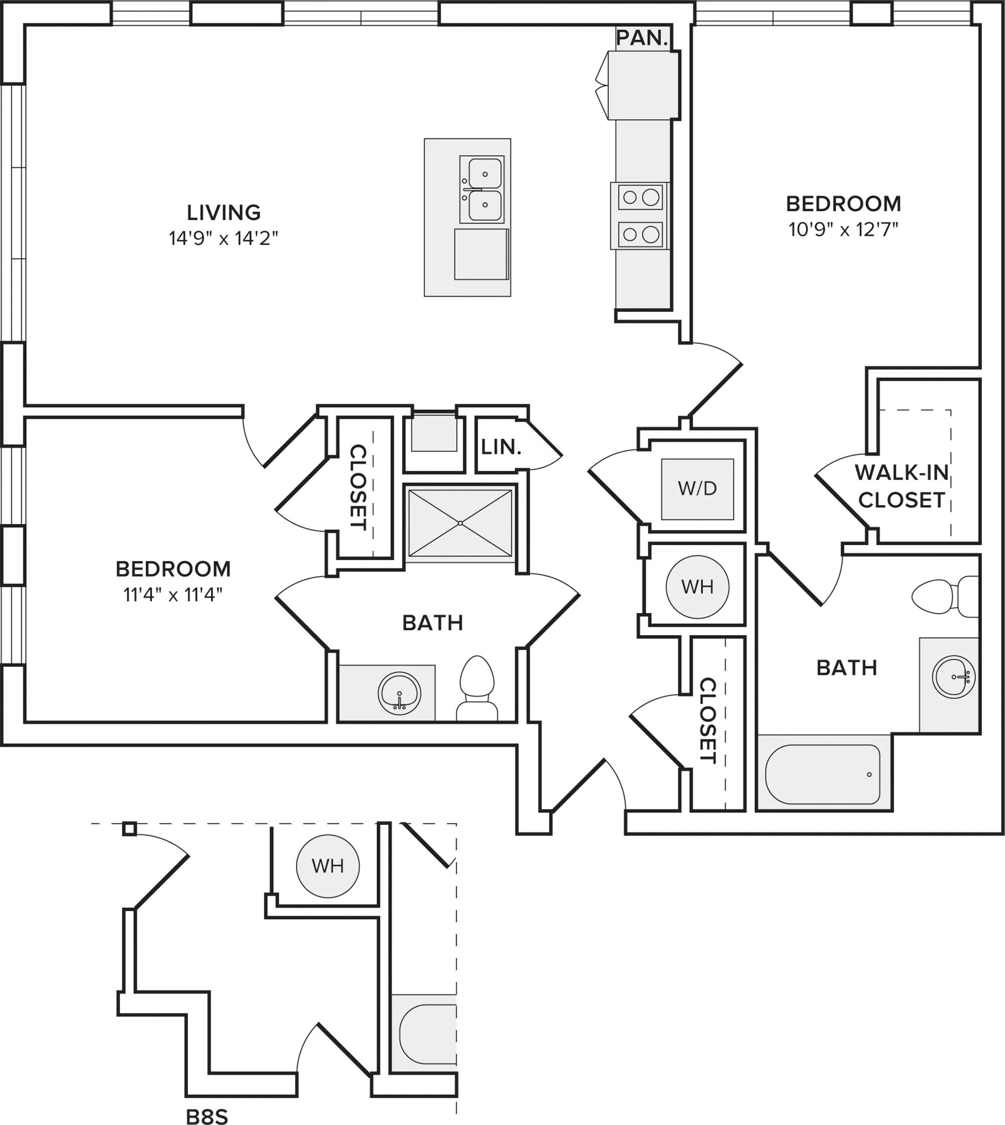 B08 | 2 Bed Apartment | Modera New Rochelle