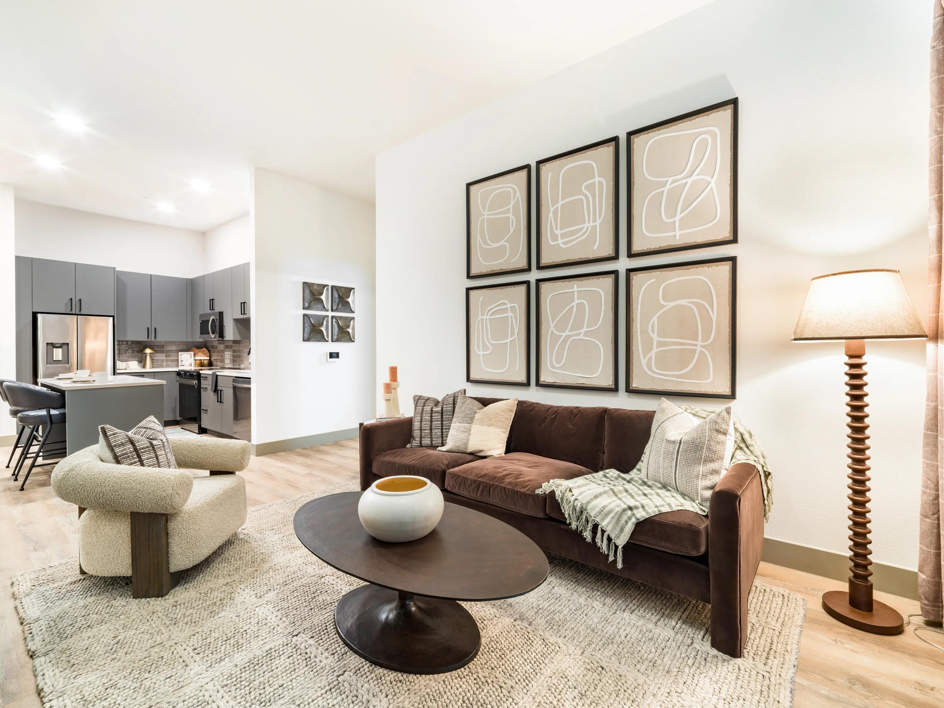Open-Concept Living Room & Gourmet Kitchen in Chandler, AZ