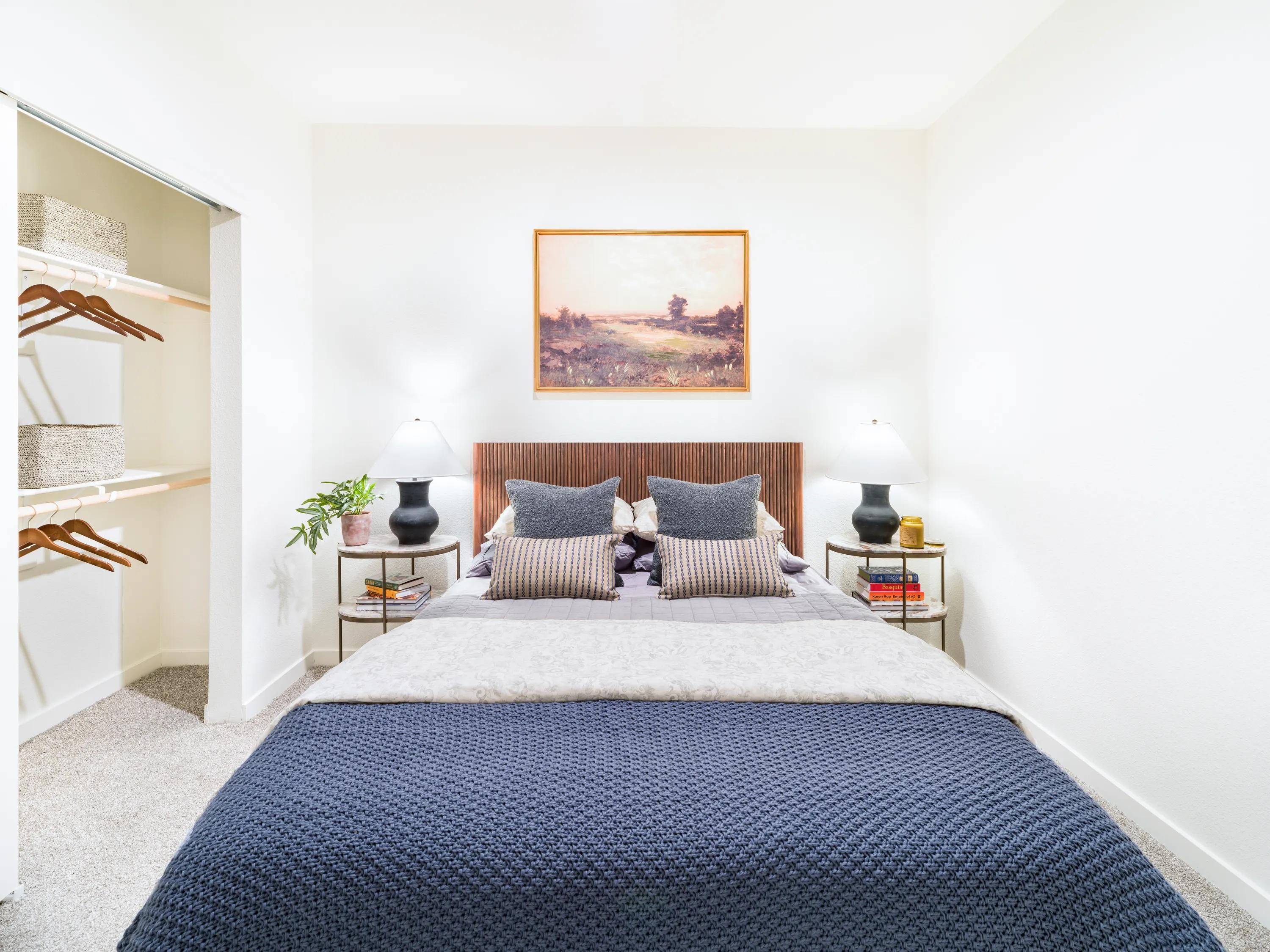 large bed and closet space modera university park apartment homes for rent in denver co