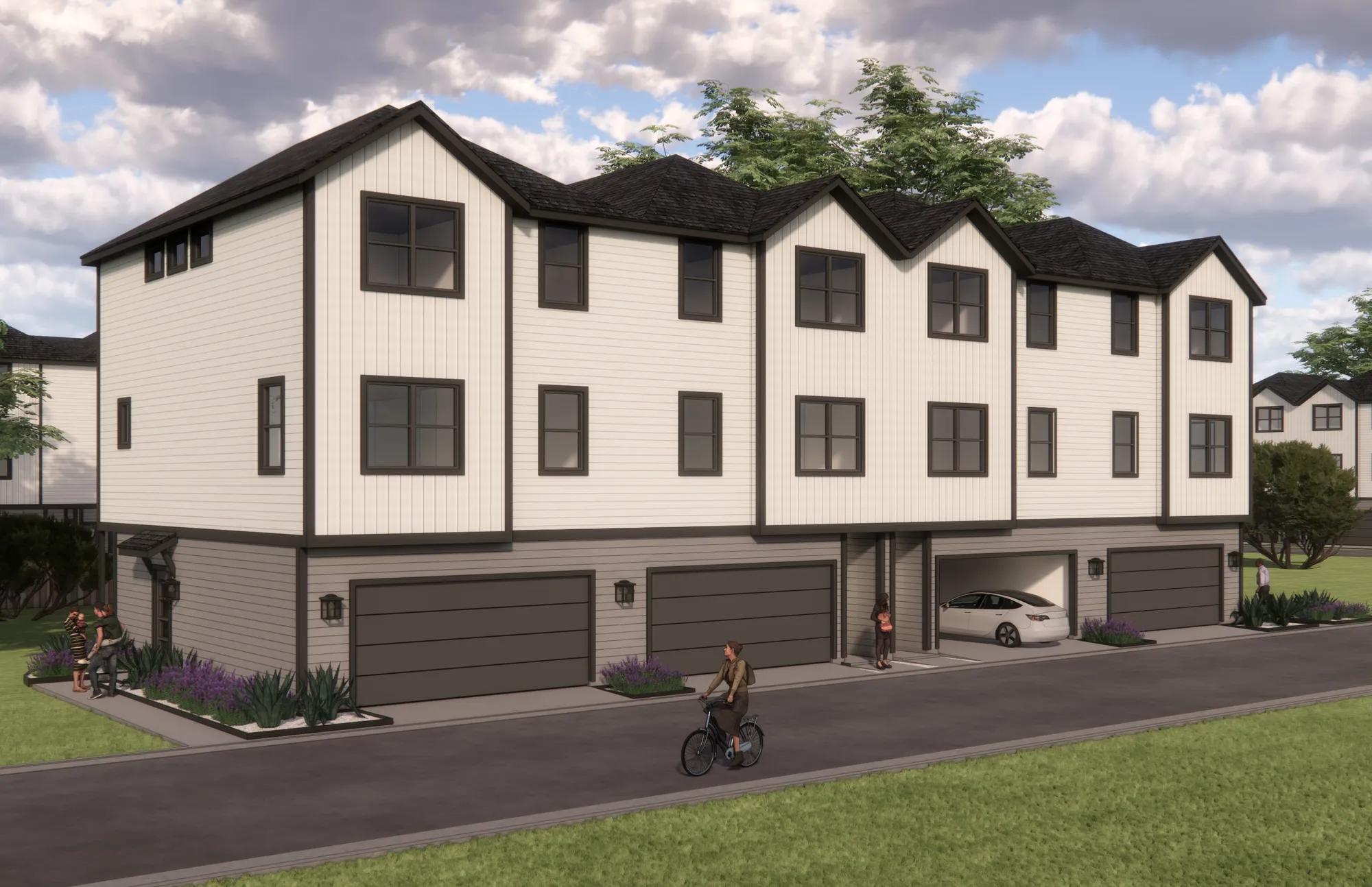 Dedicated parking and garages wired for EV charging amavi nw austin homes for rent