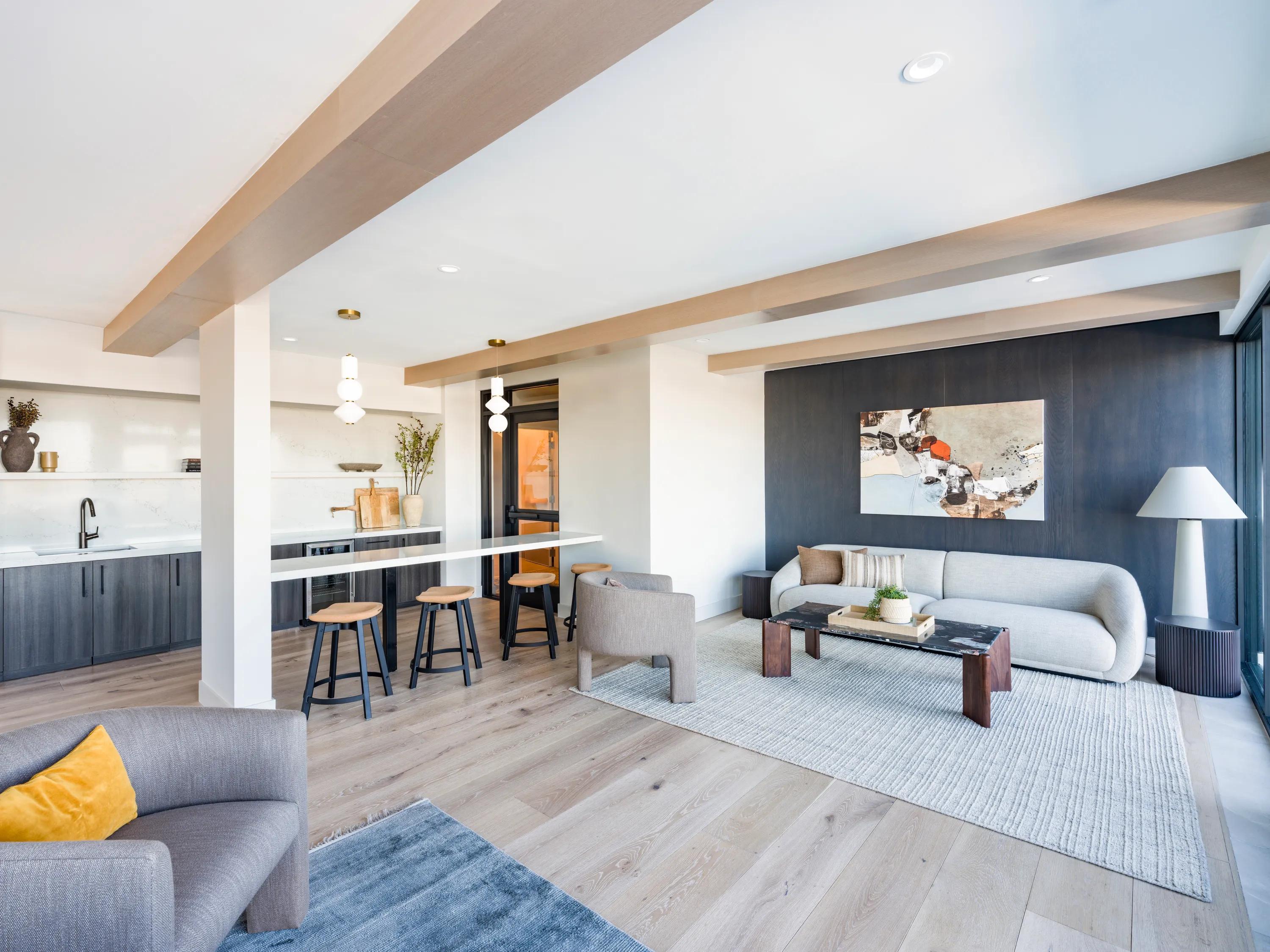 cozy seating area with accent wall modera revere beach apartments for rent in revere ma near boston