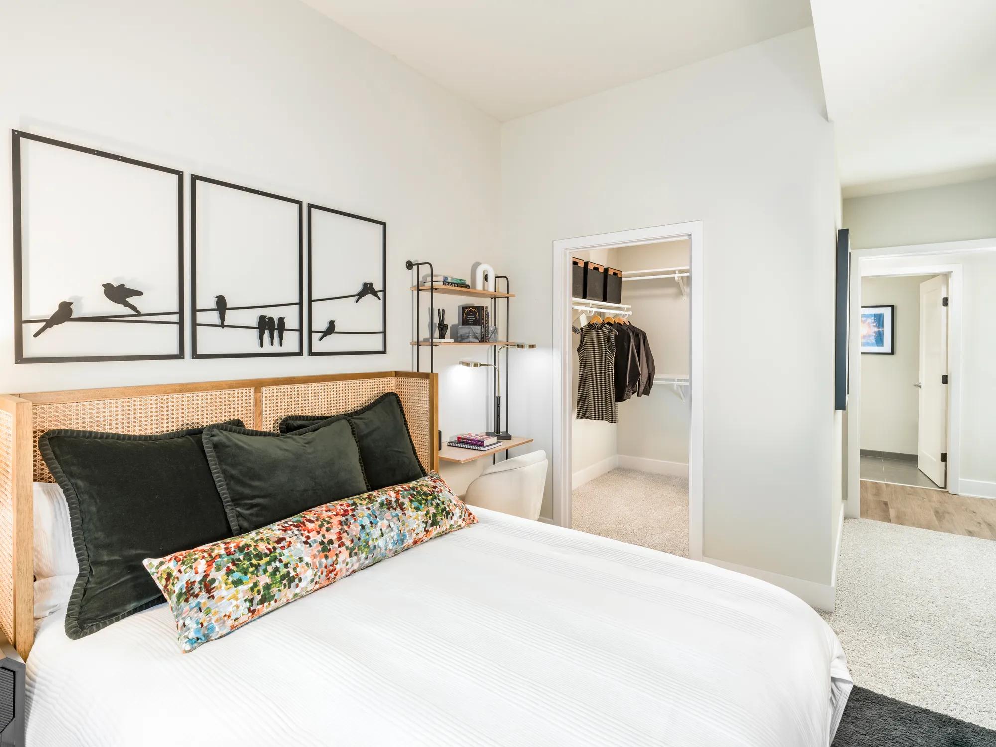 spcaious bedroom modera h street apartments washington dc
