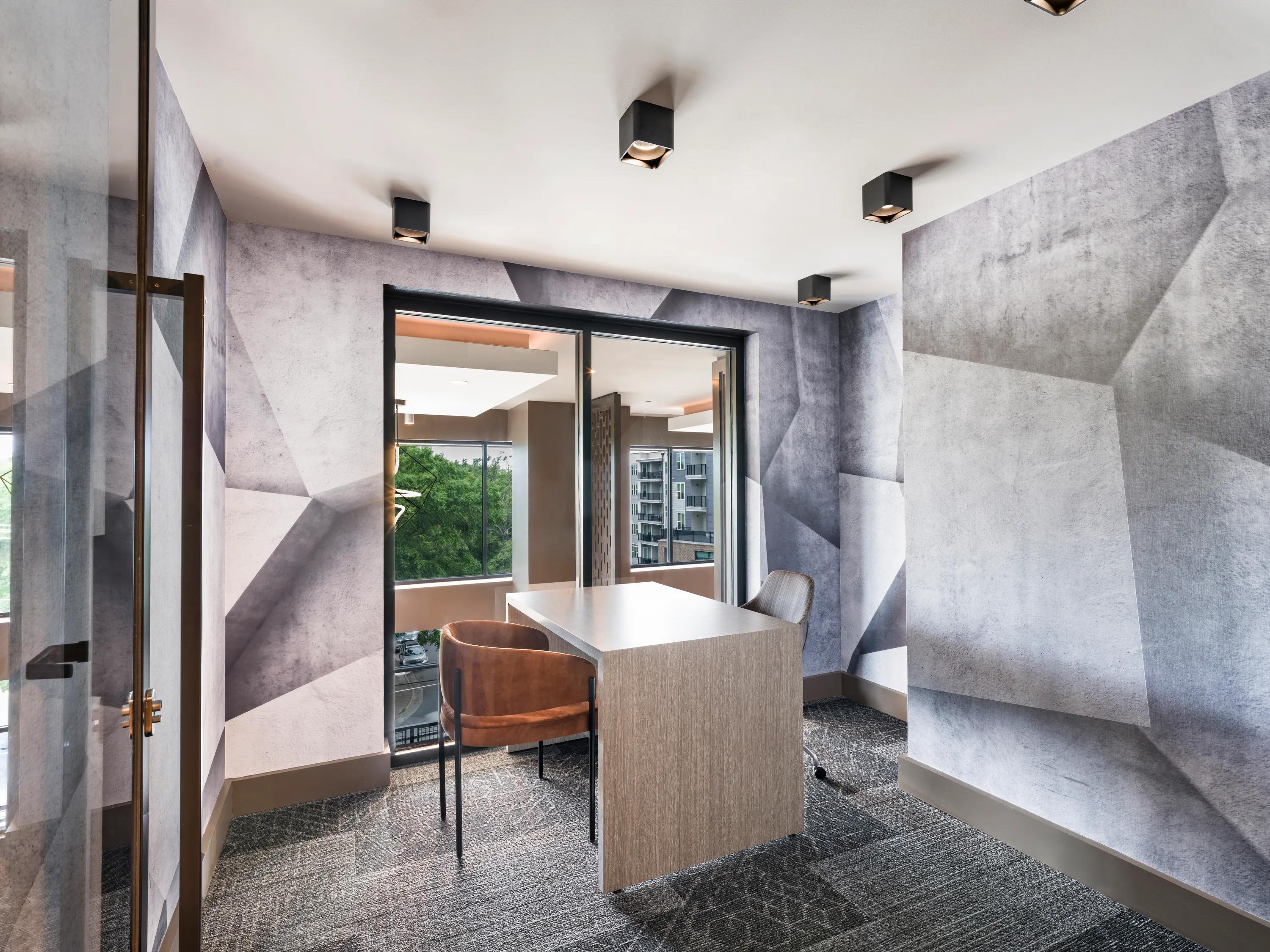 Private conference room modera loso apartments in charlotte nc
