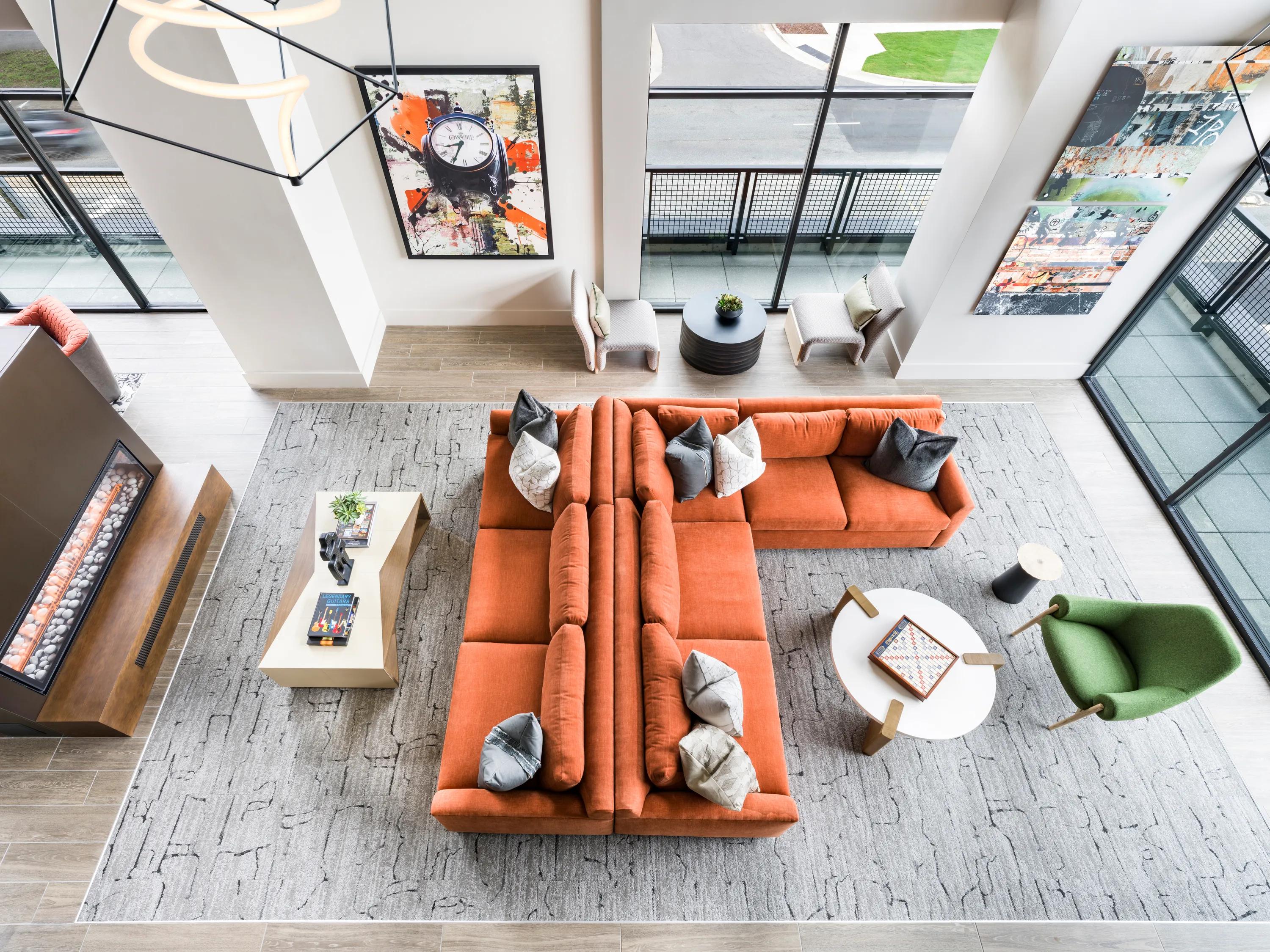 demonstration clubroom lounge modera loso apartment homes for rent in charlotte nc