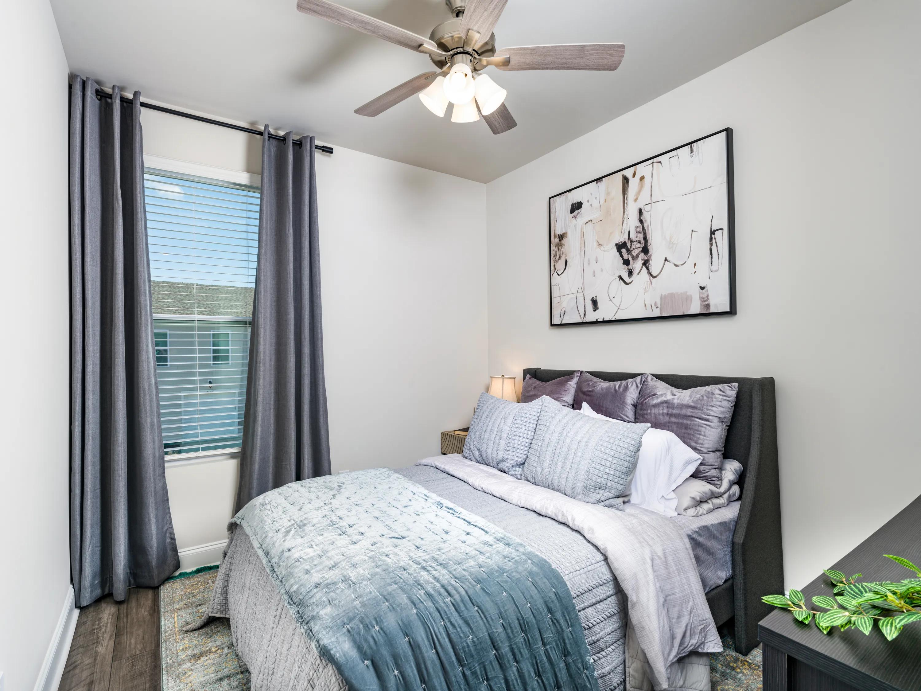 amavi mooresville bedroom with furniture