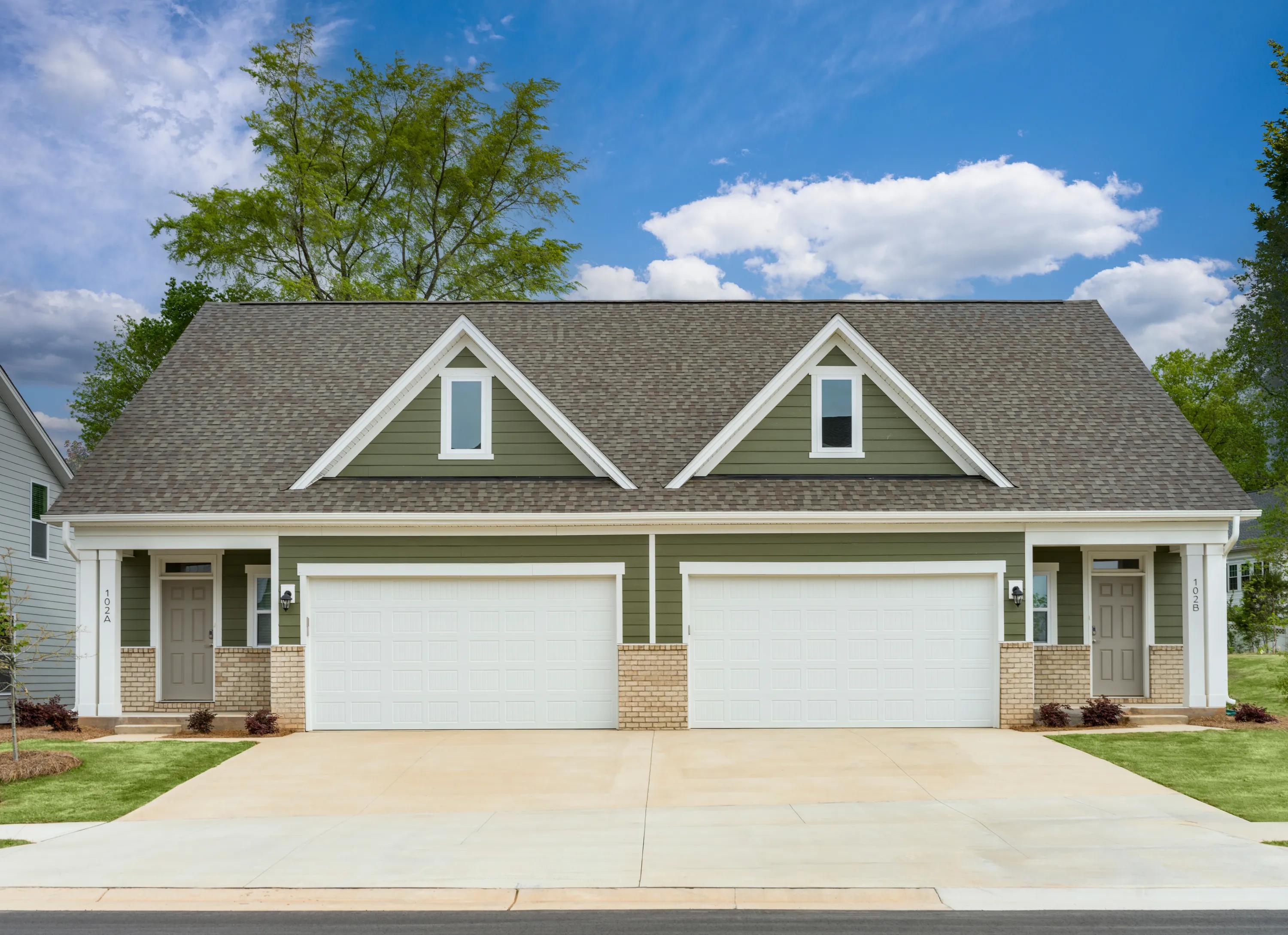 large driveway of home with entrances on each side amavi mooresville apartment homes for rent in nc