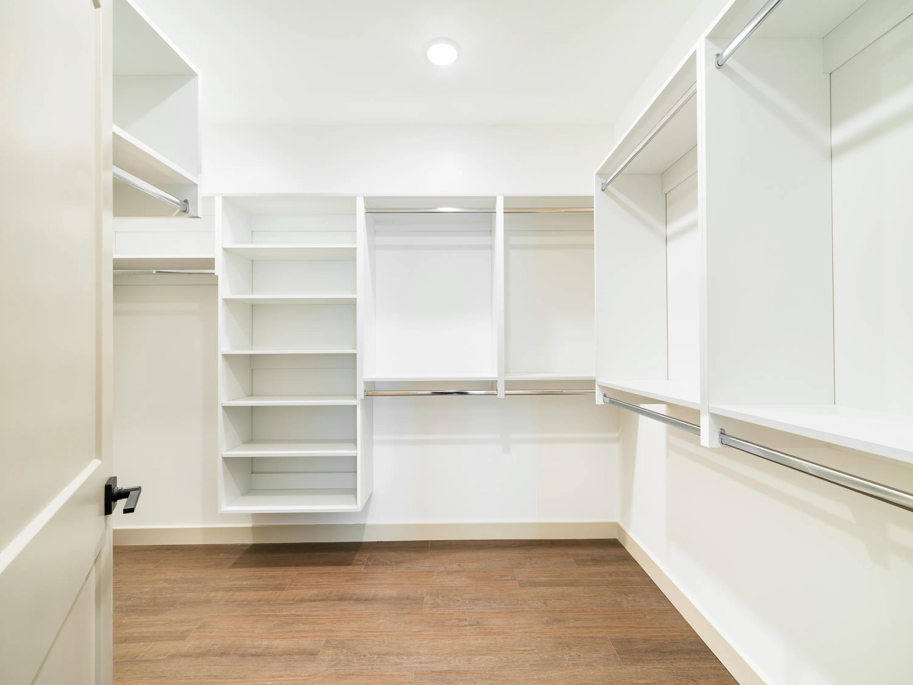 Oversized closet with built-in shelving modera weston apartments and townhomes for rent  for rent in weston ma near boston