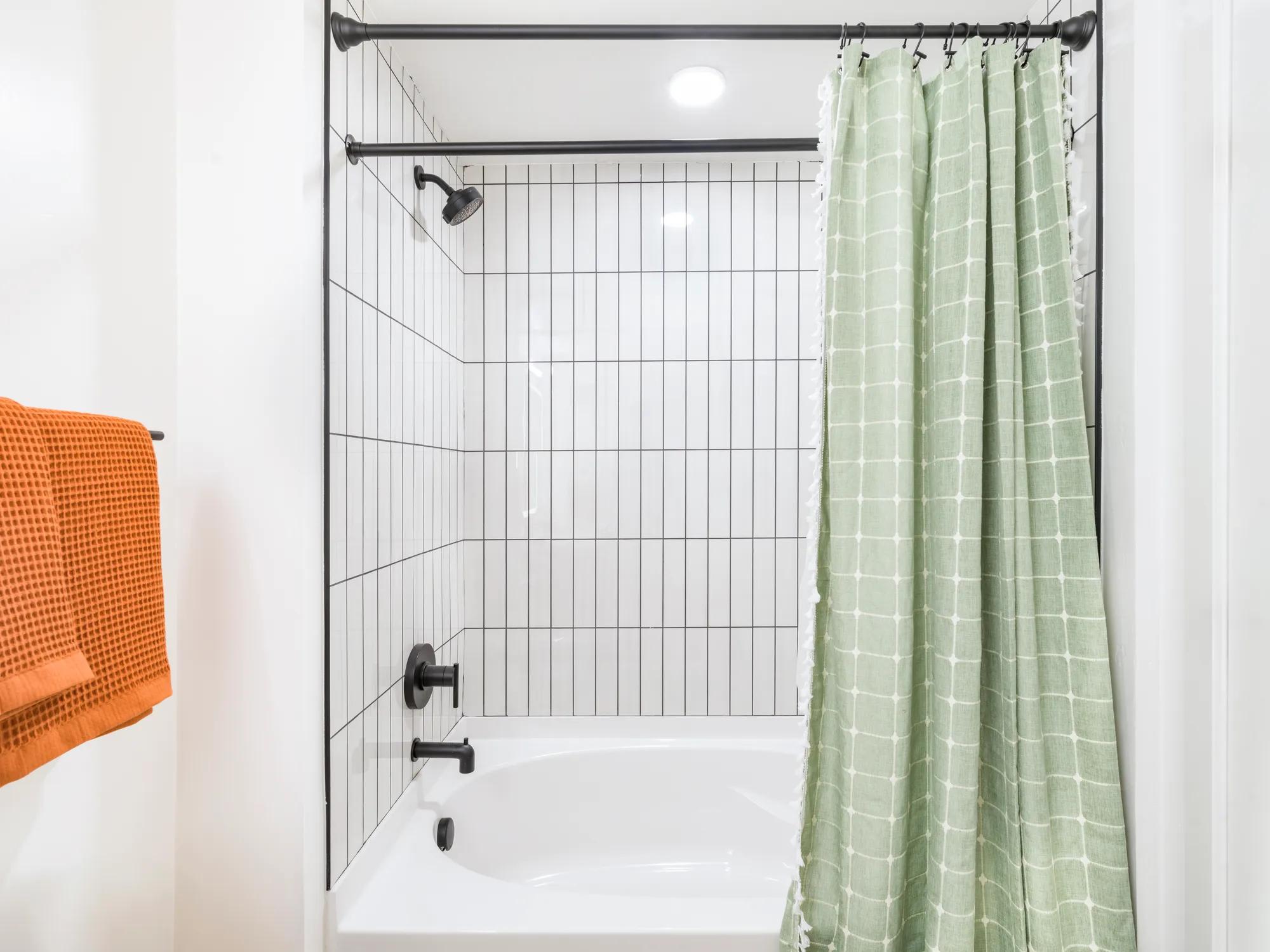tile shower with tub modera higley commons gilbert az apartments for rent
