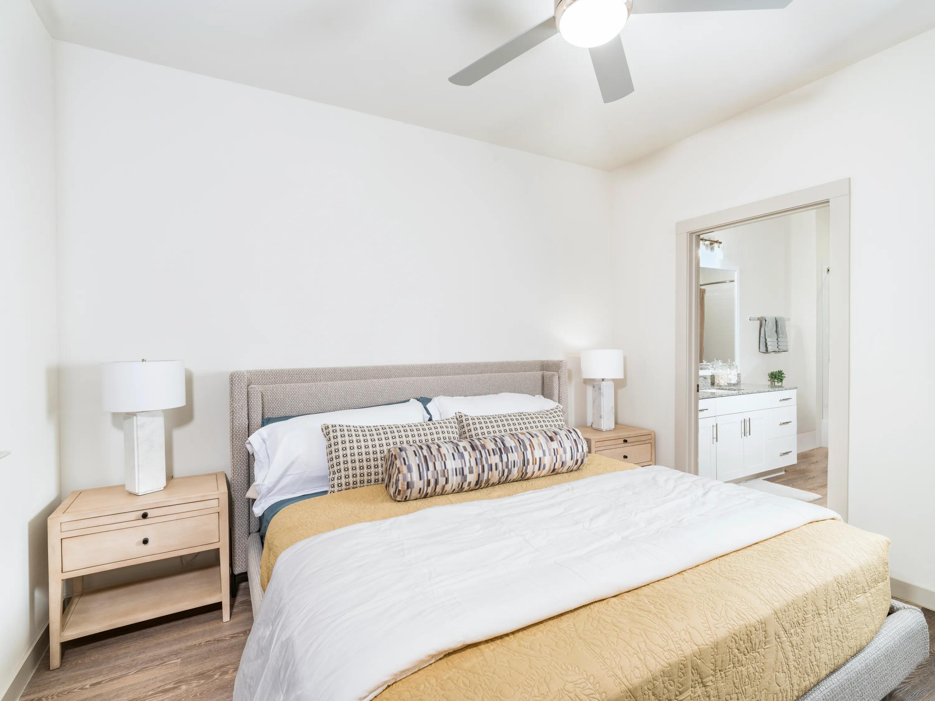 bedroom with ensuite bathroom beckett west fork apartment homes for rent in conroe tx