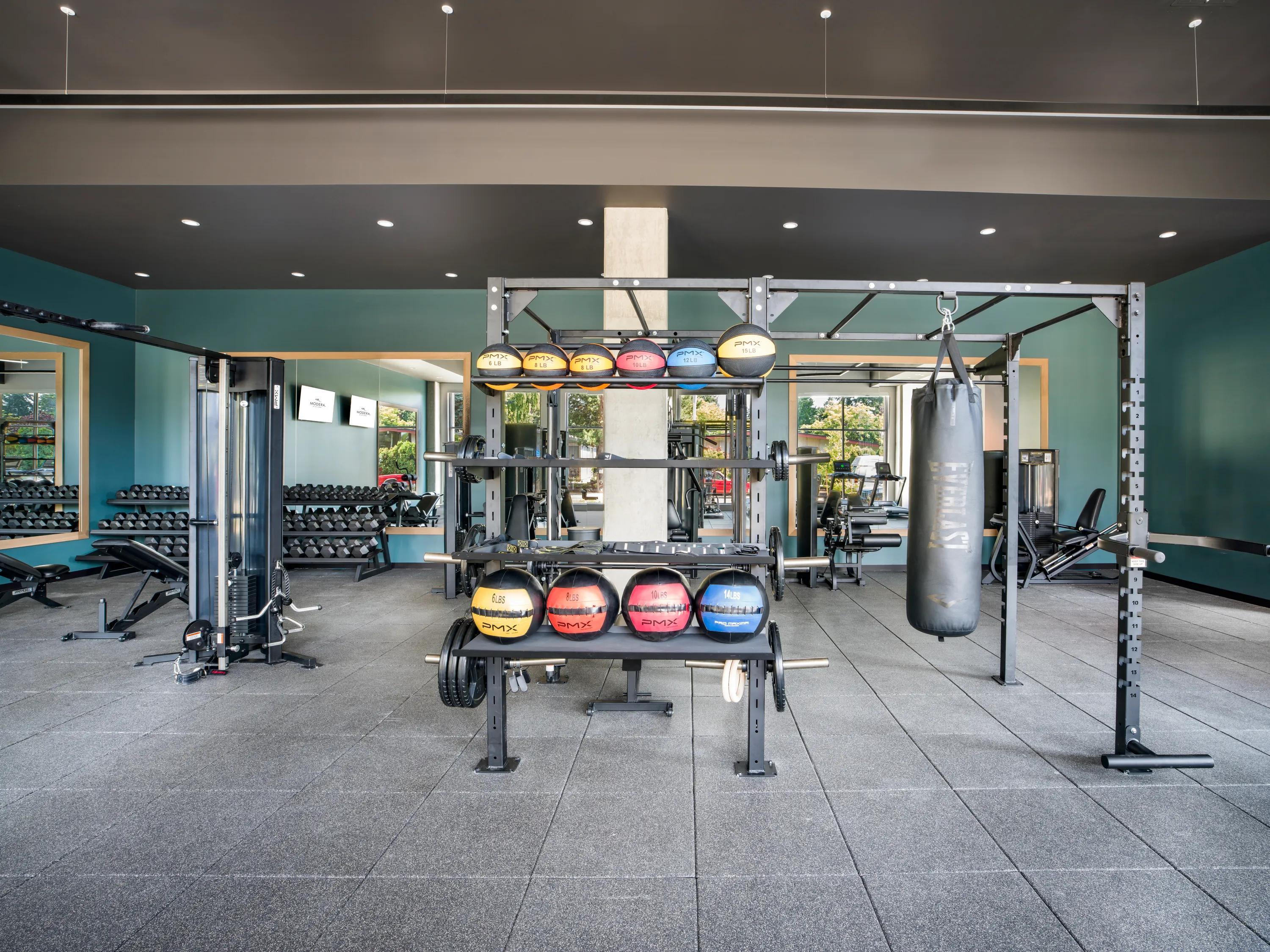 fitness center modera shoreline apartment homes for rent in wa