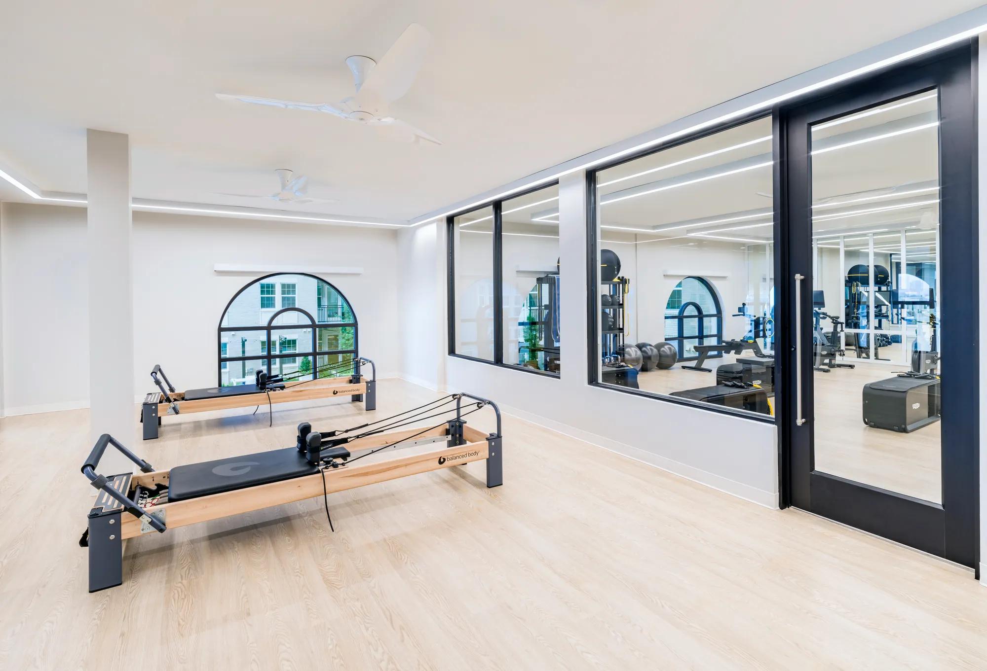 yoga and pilates studio at modera waugh