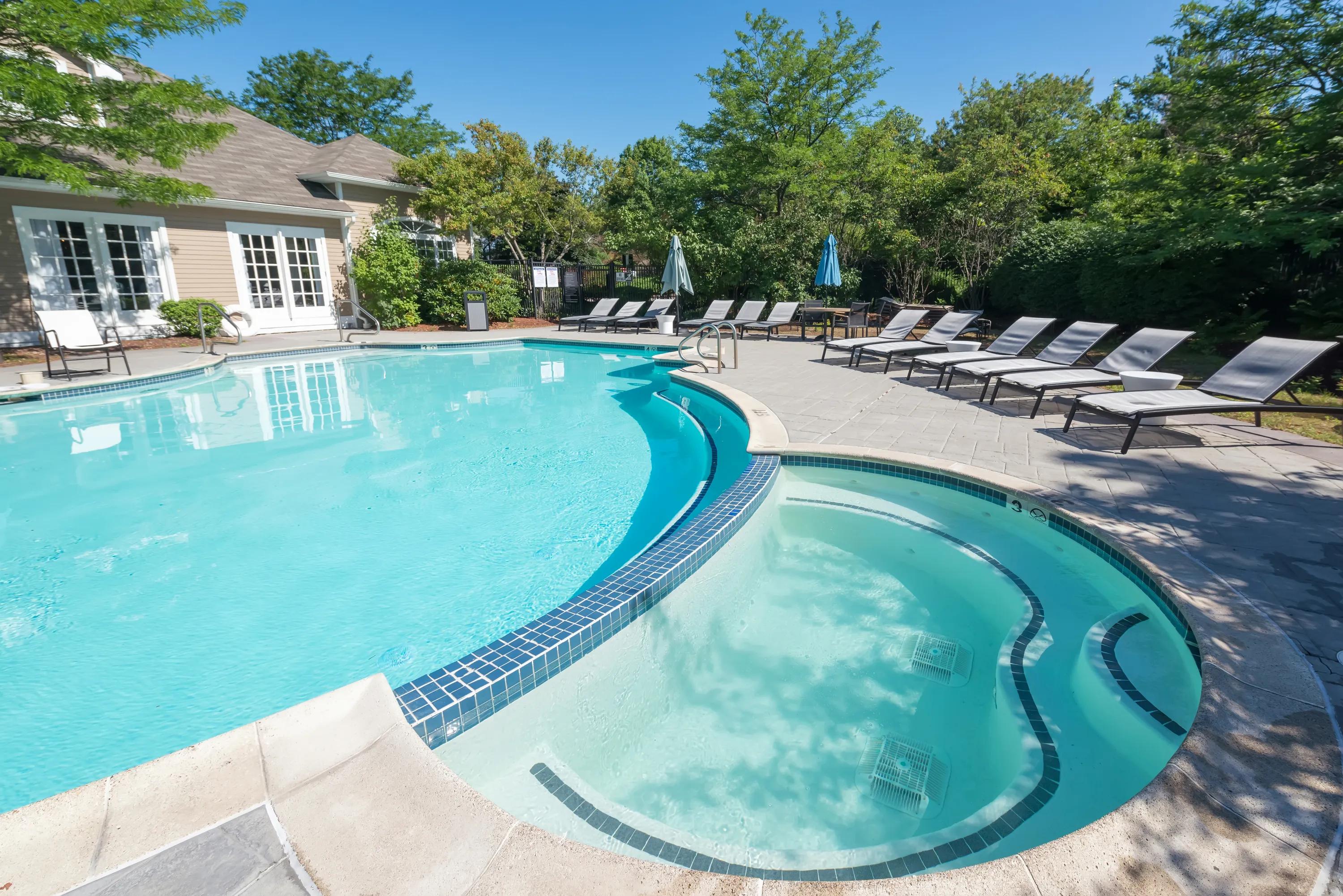 Large Hotel-Inspired Pool and Spa