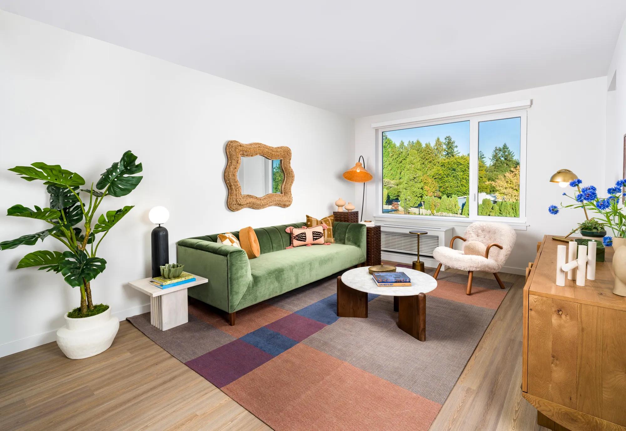 Wood-style plank flooring