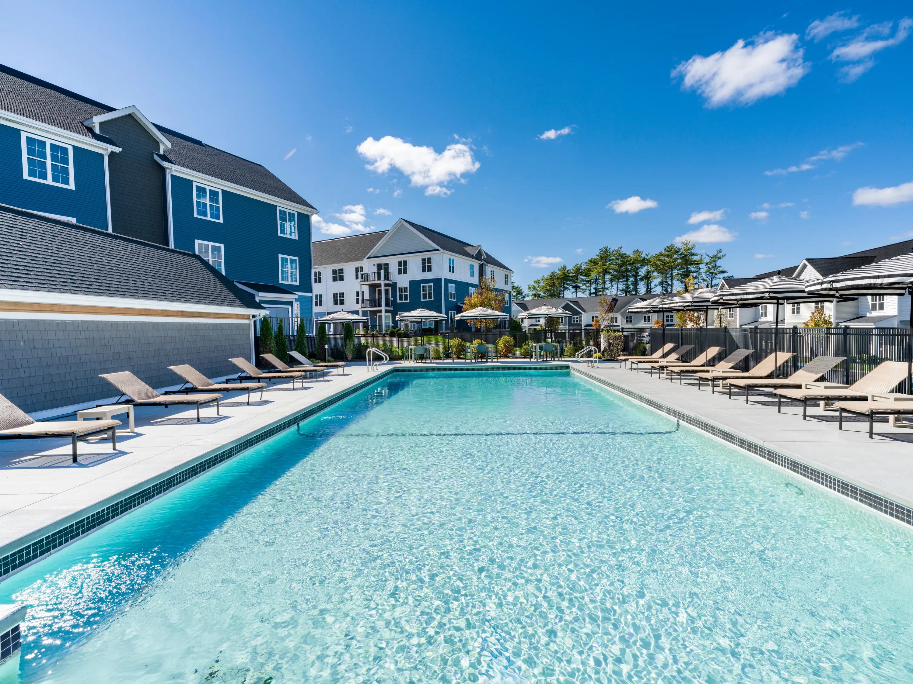 resort style pool modera south shore apartment homes for rent in marshfield ma