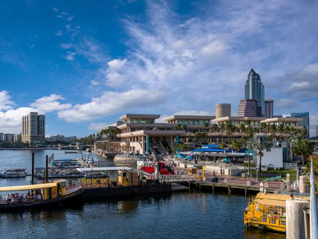 tampa riverwalk with multi color lighting modera encore apartment homes for rent in florida