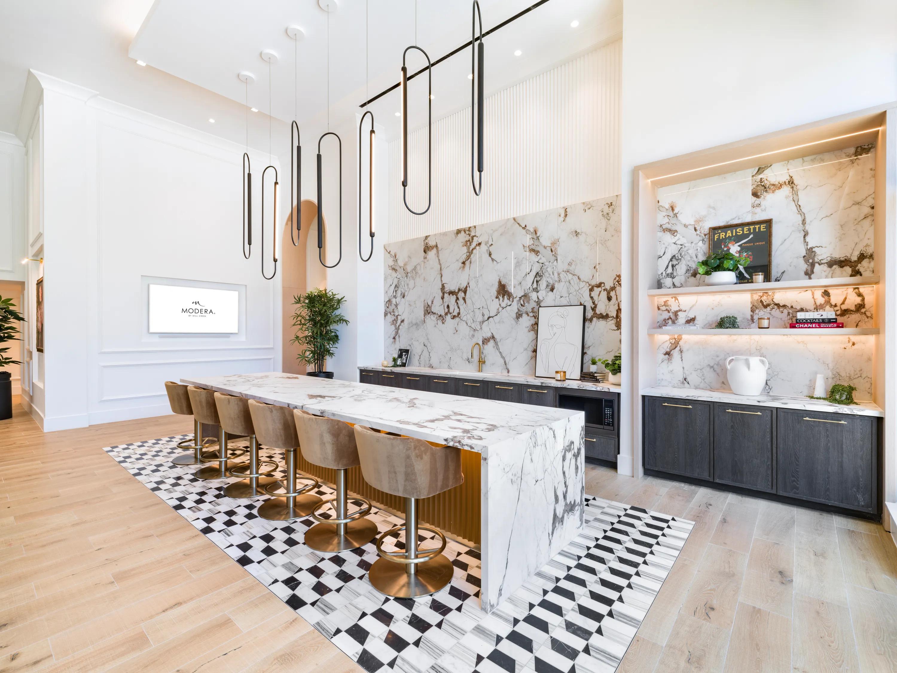 community kitchen area modera nations apartments for rent in nashville tn