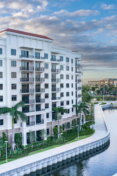 pool deck rendering with fading overlay modera academical village apartment homes for rent in fl