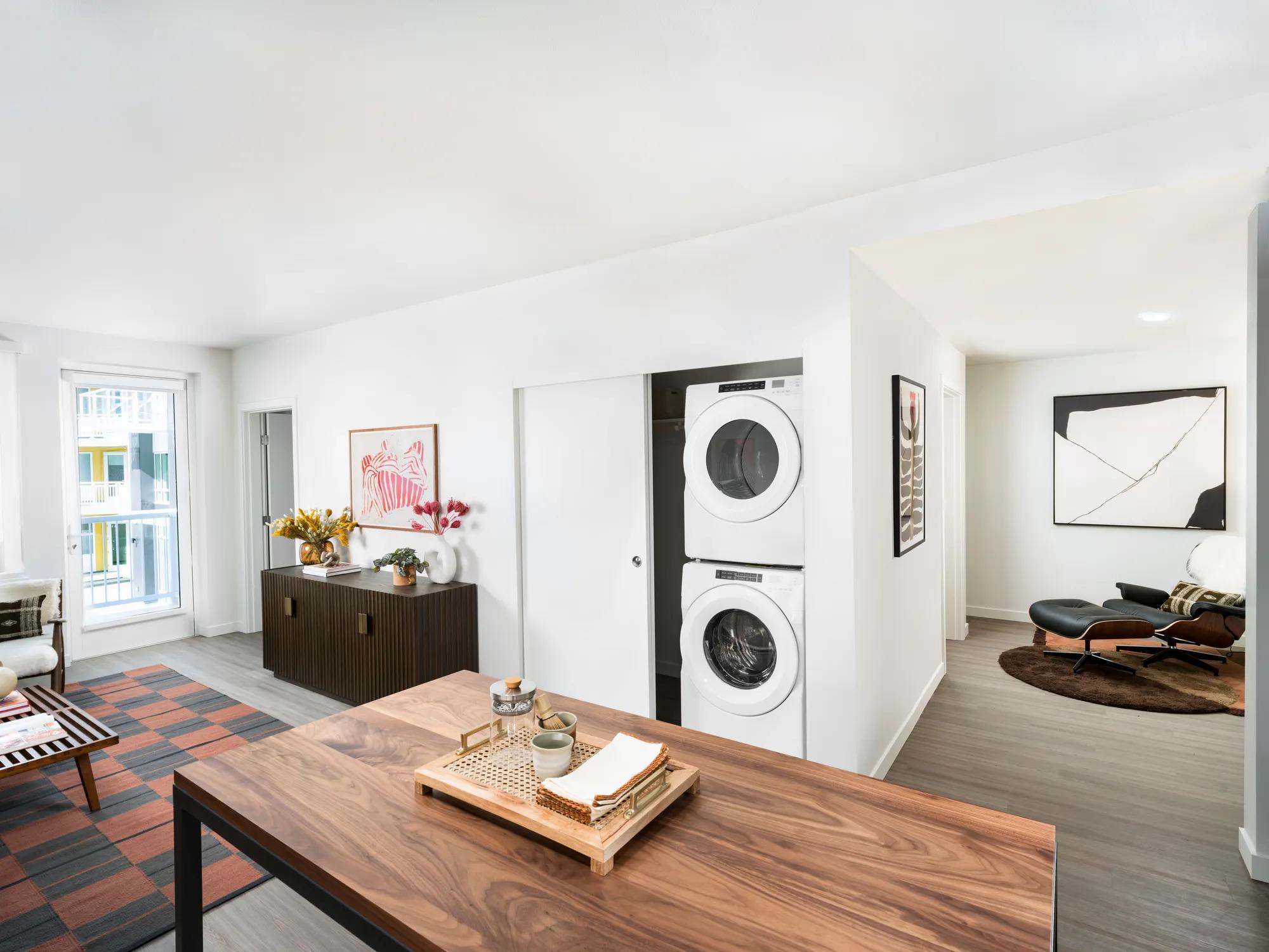 washer and dryer space at modera raleigh hills apartment homes for rent in beaverton or