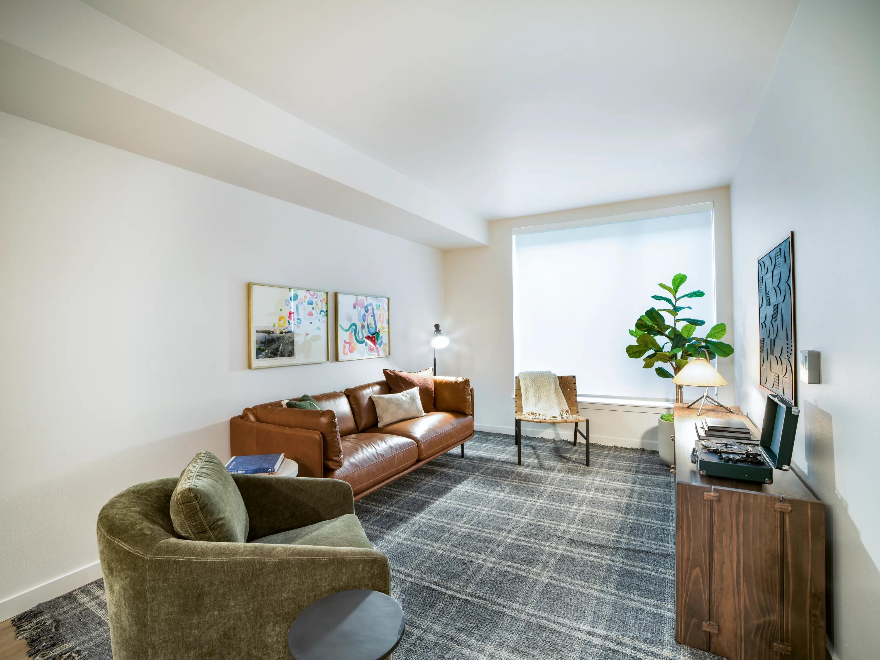 living room modera shoreline apartments in shoreline wa