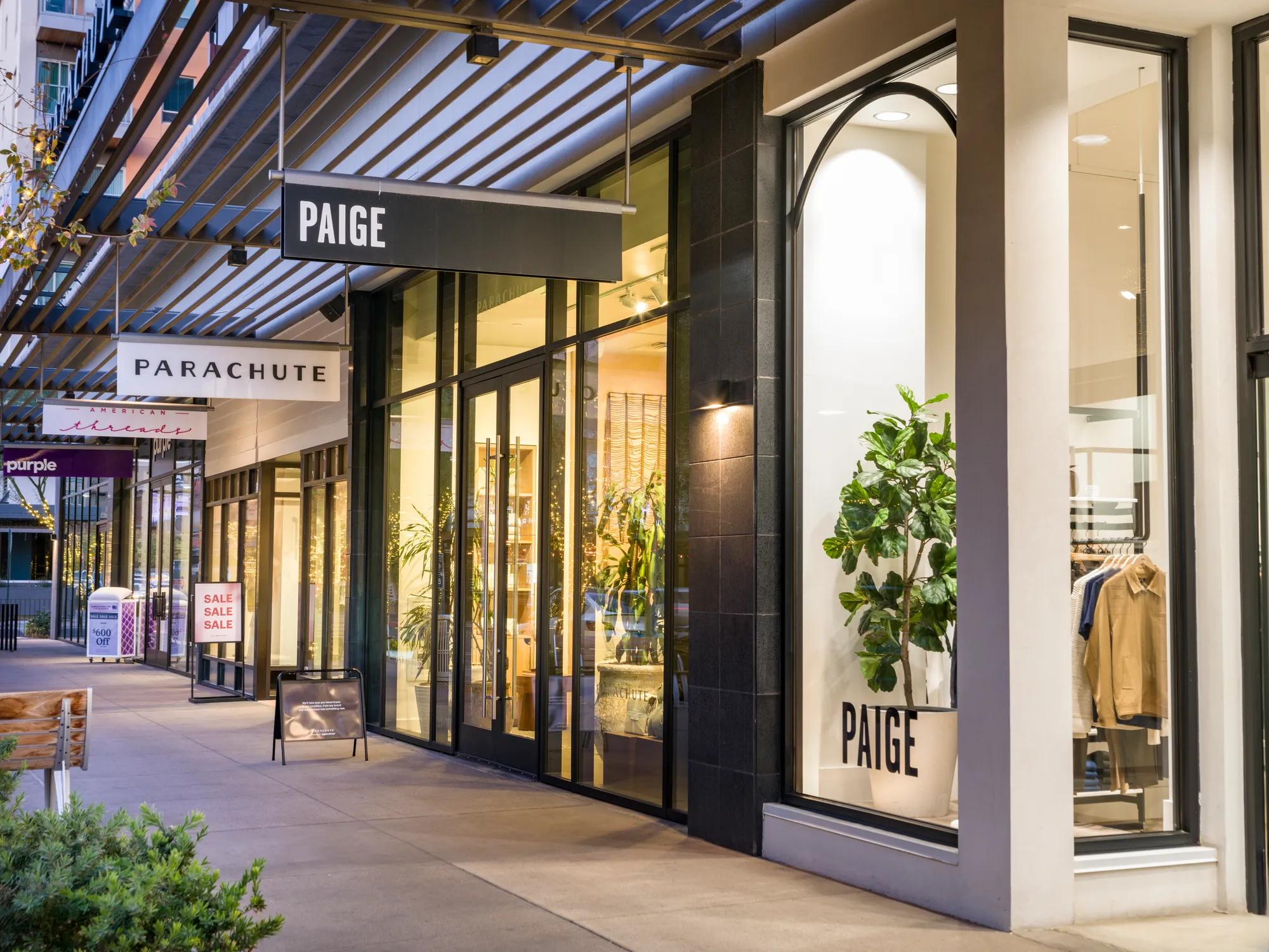 various retail space on palm tree lined street modera reserve scottsdale apartment homes for rent in az
