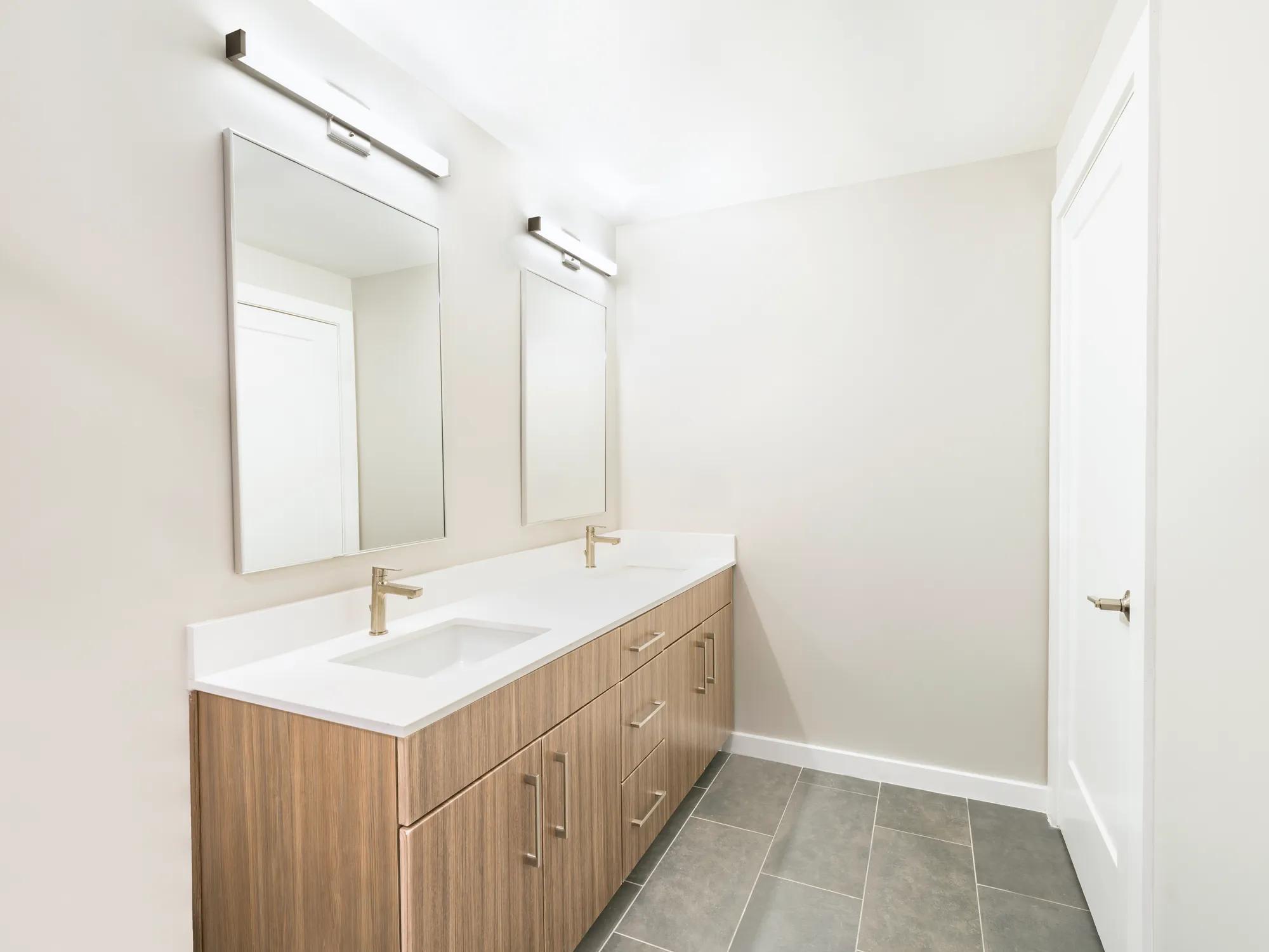 double vanity bathroom modera loso apartment homes for rent in charlotte nc