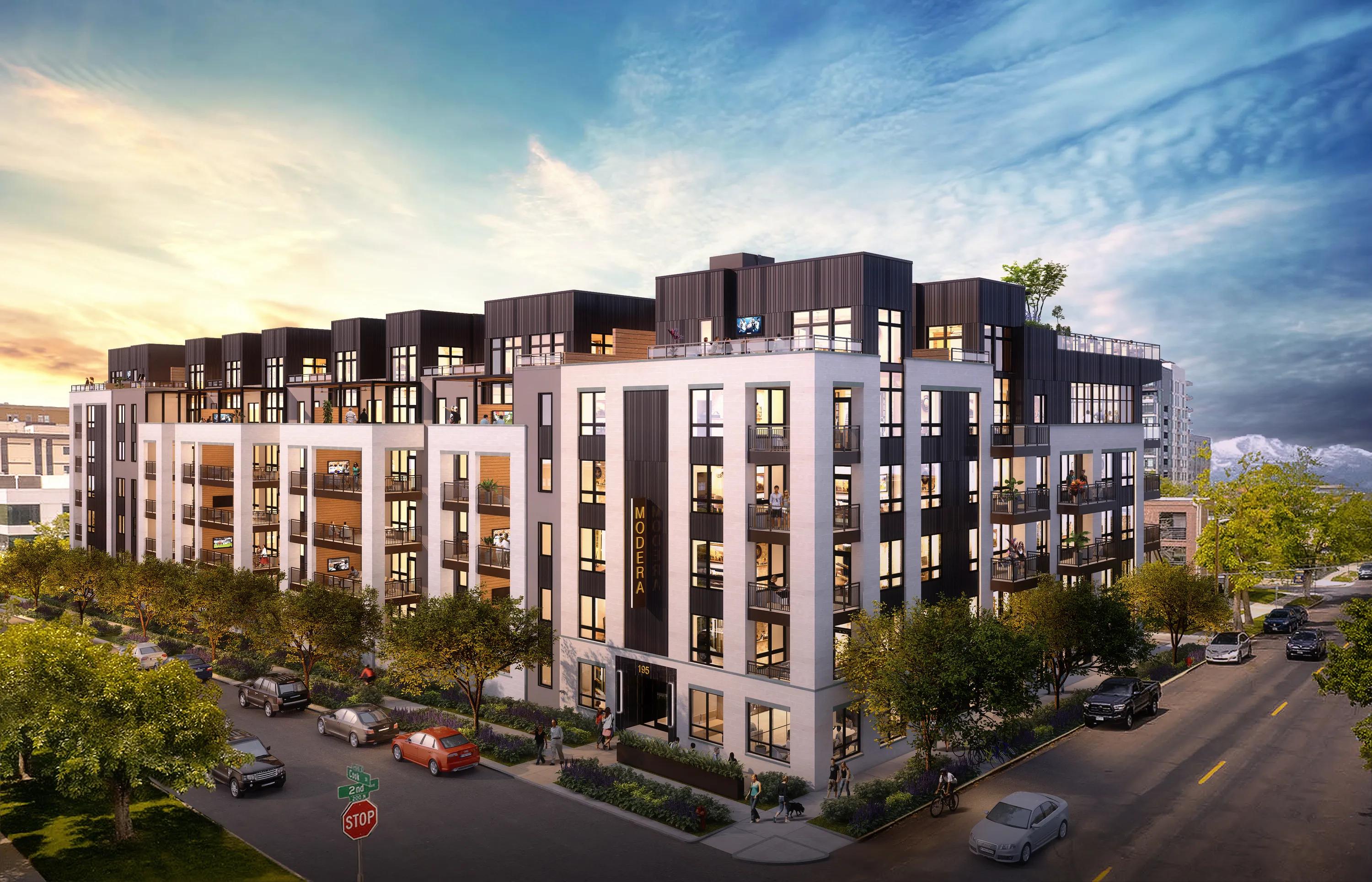 modera second avenue apartments in denver co street view