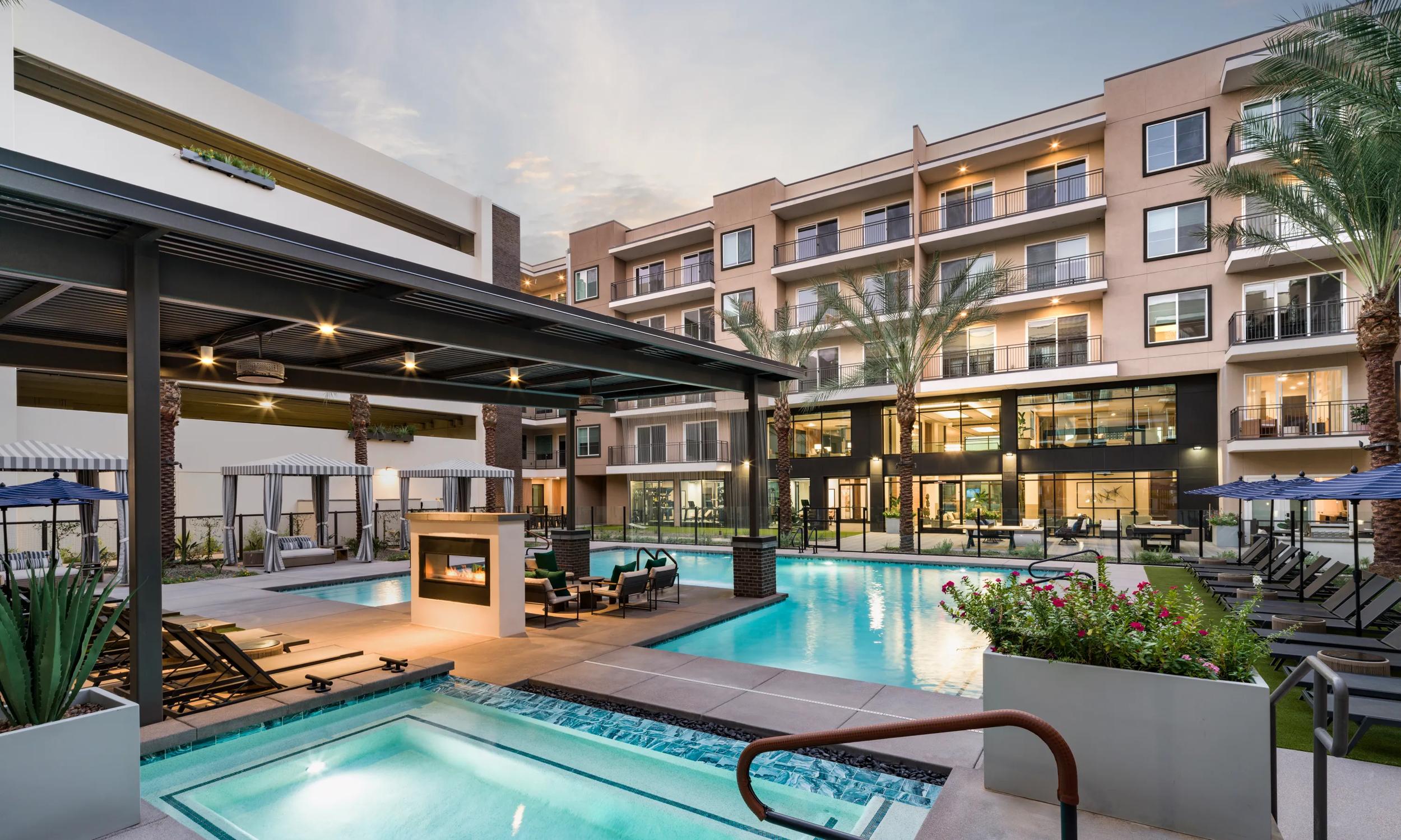 Modera Kierland's sparkling pool
