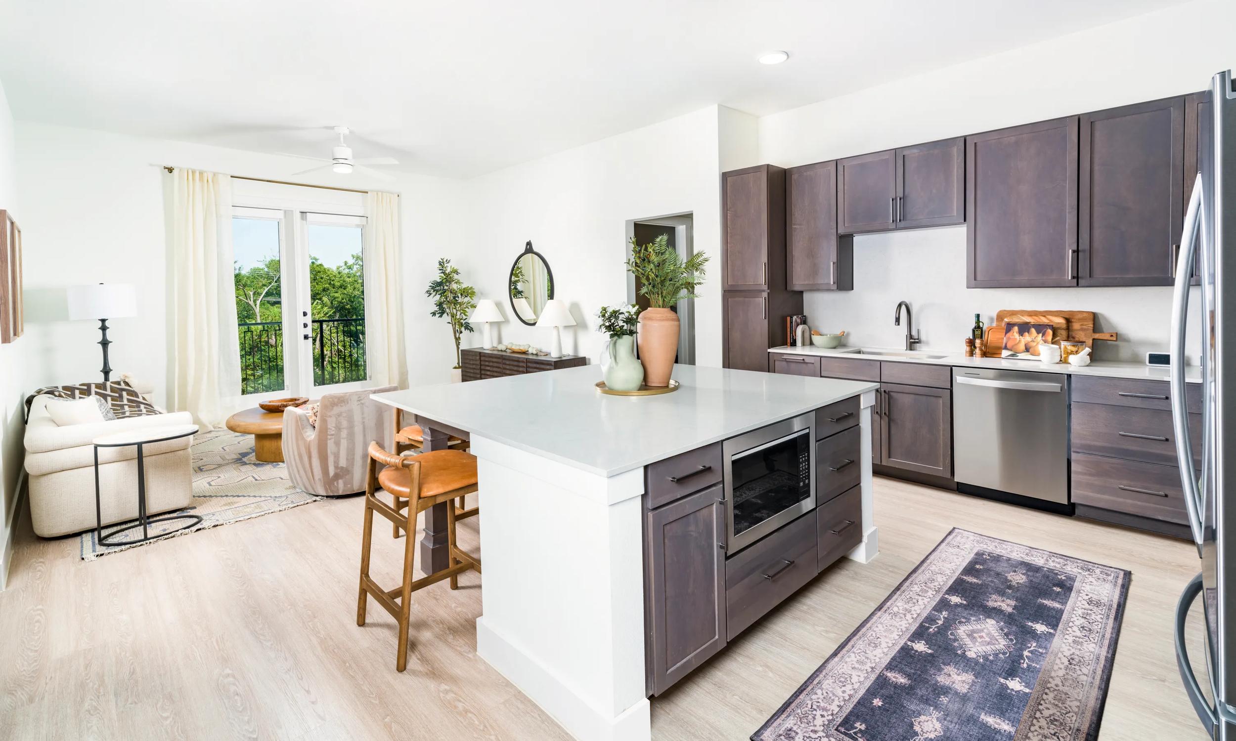 Luxury apartment interior at Modera Trailhead