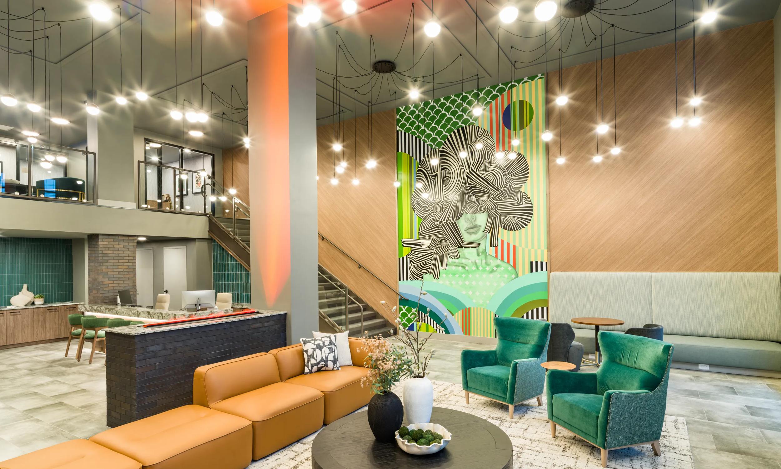 community lounge modera westside trail apartments in atlanta ga