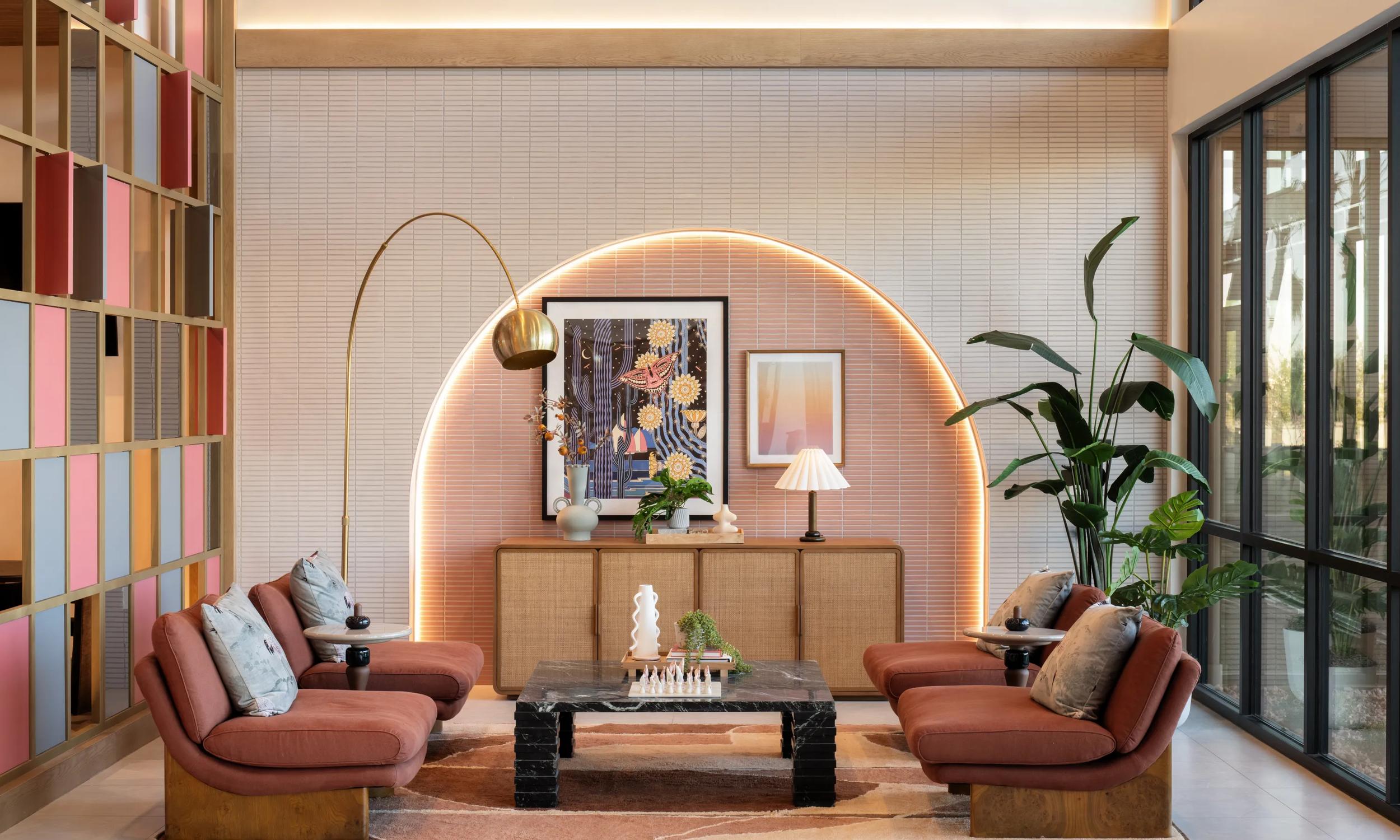 modern lobby modera rio salado apartments for rent in tempe az