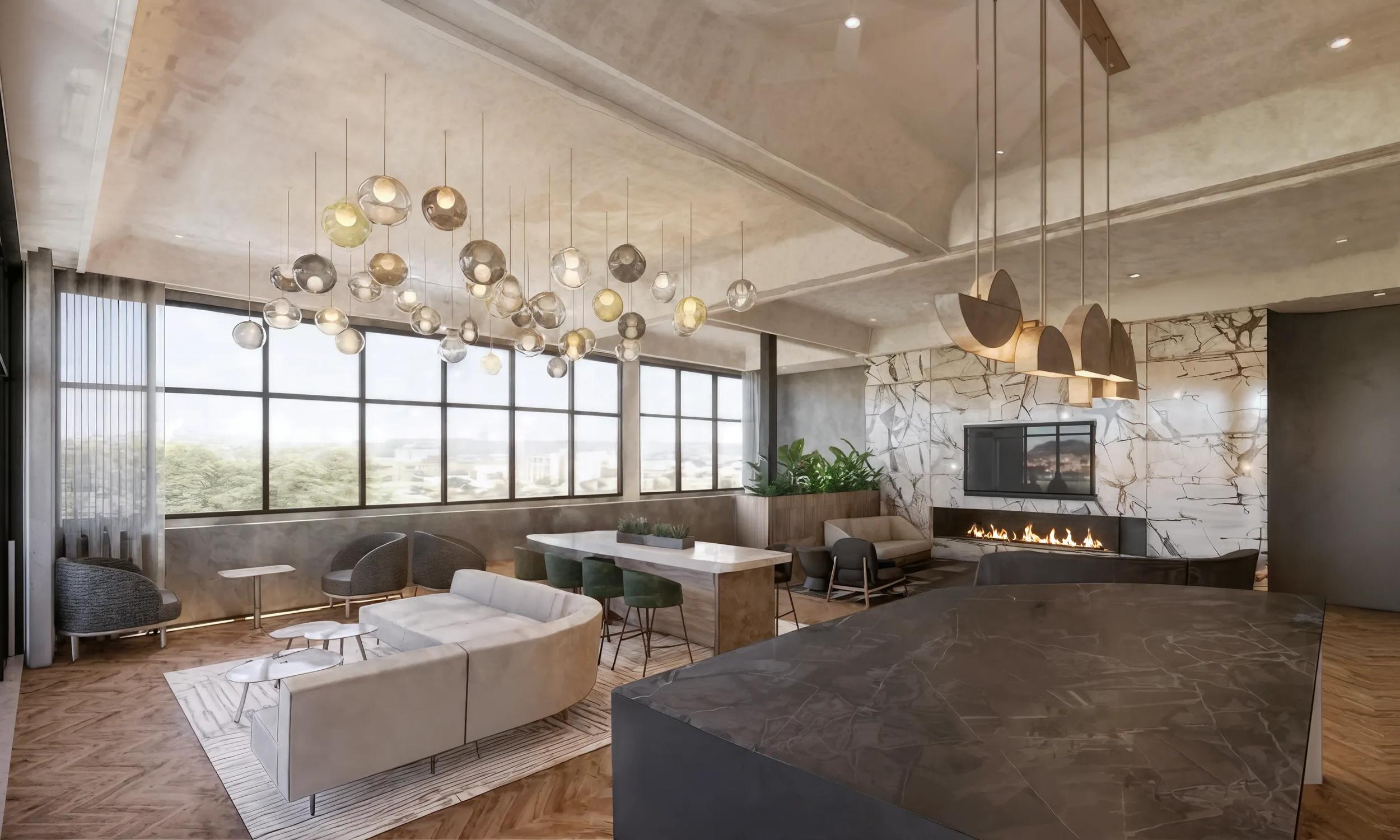 modera second avenue apartments in denver co rendering