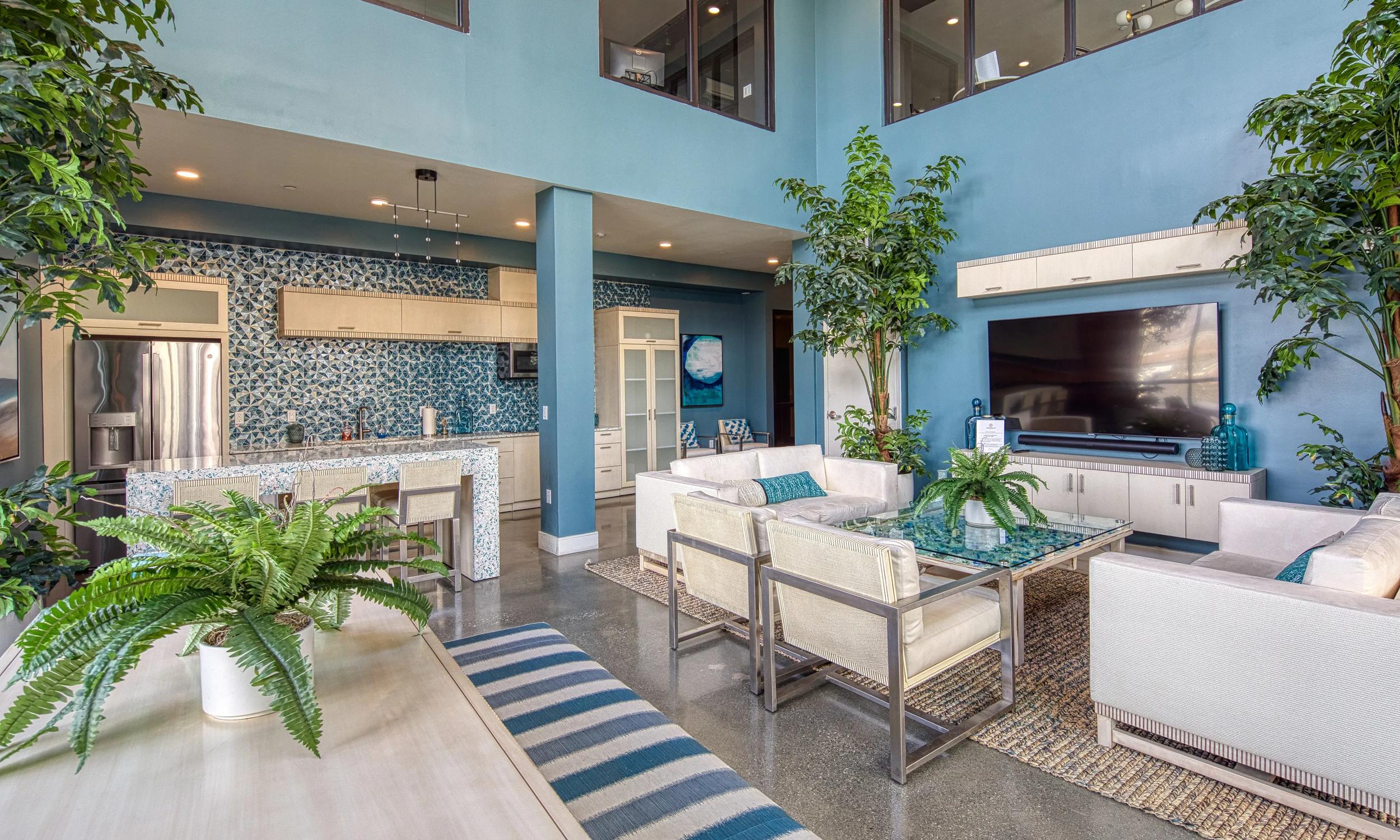 community lobby vespaio apartments in san jose ca