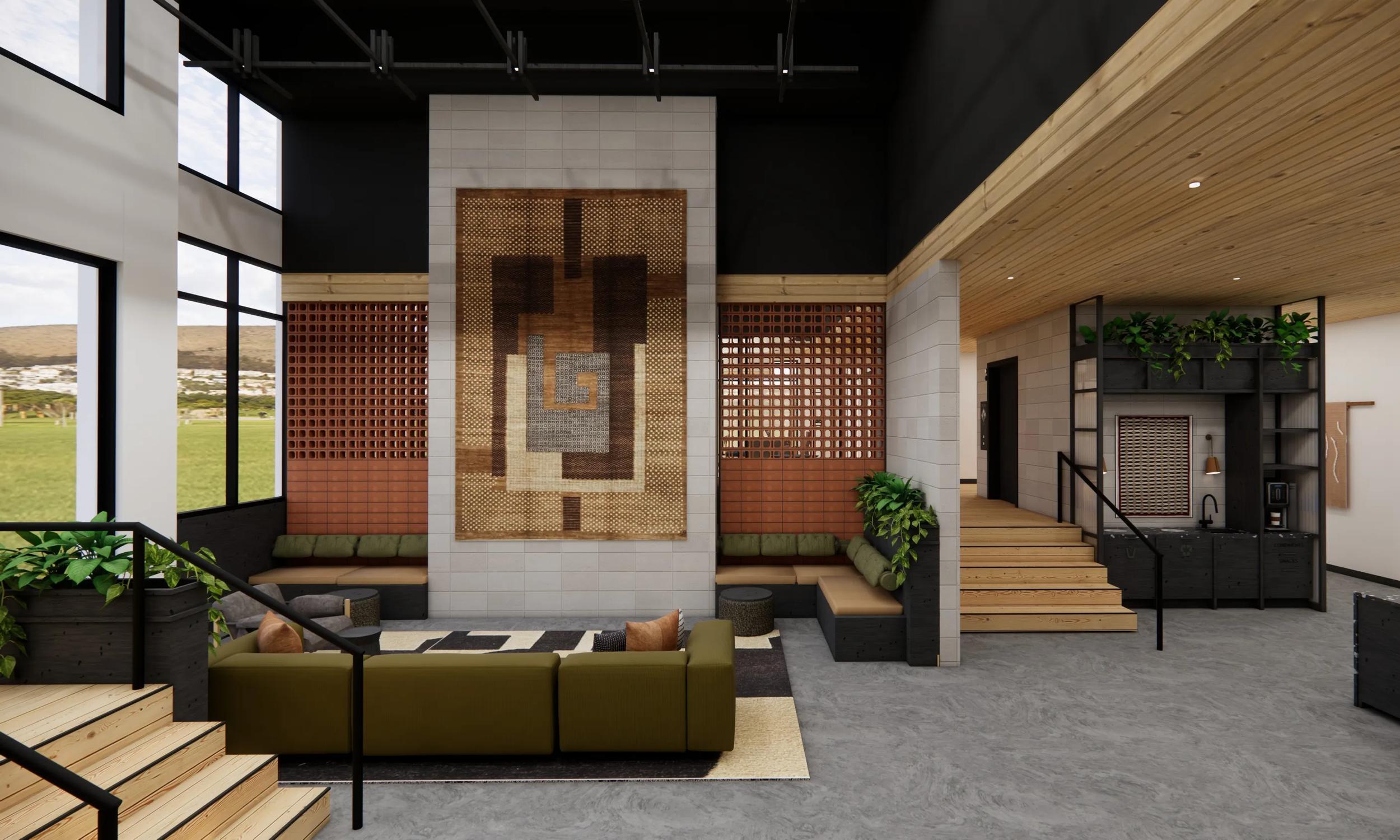 modera marmalade apartments in salt lake city large lounge