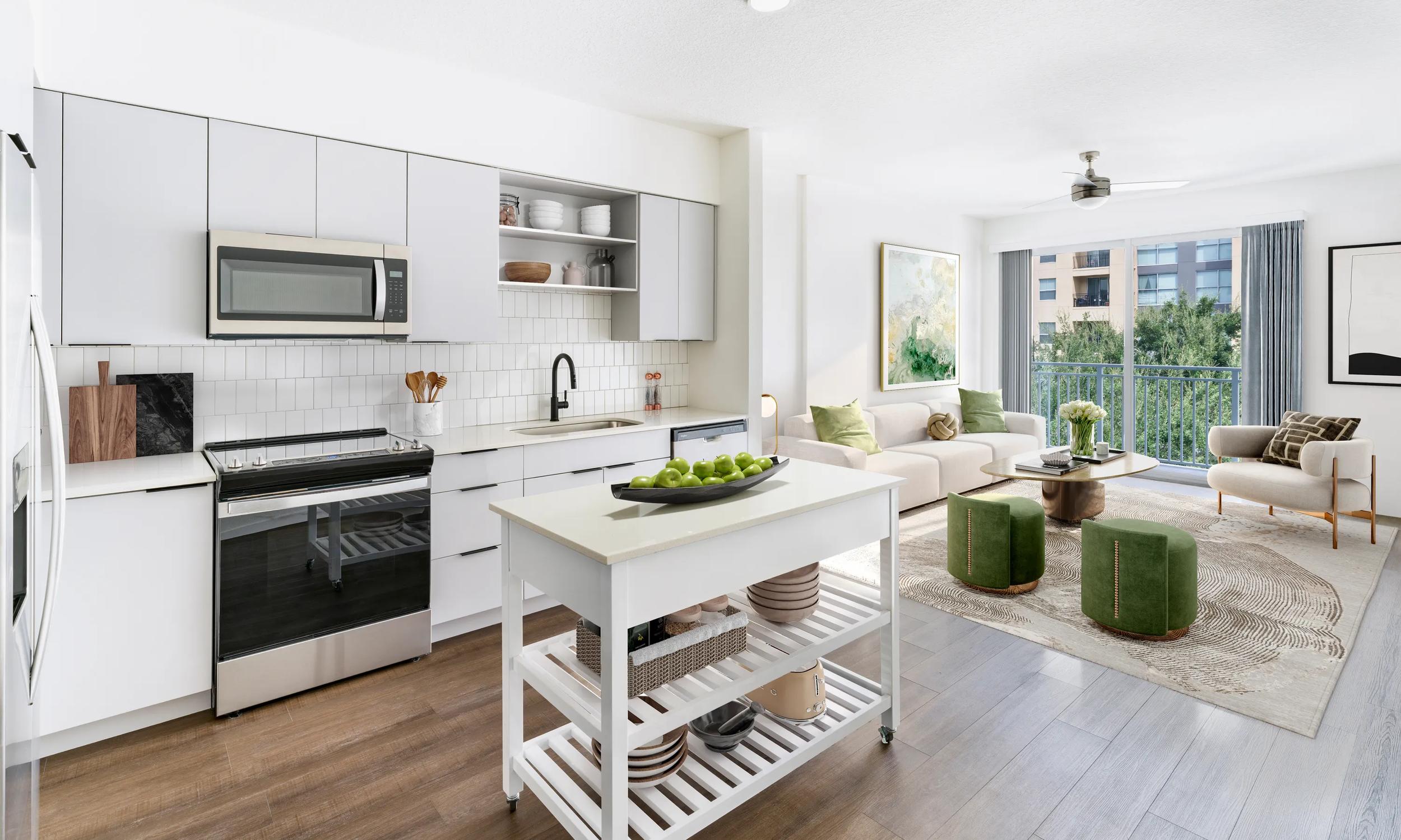 modera encore apratments in tampa fl interior kitchen