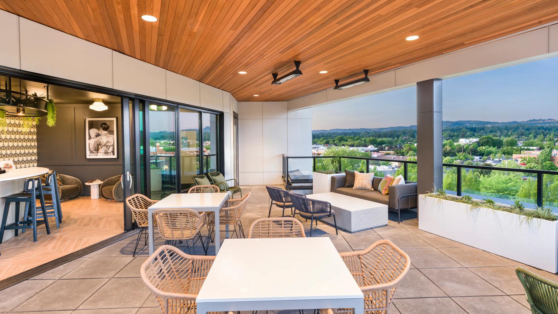 modera beaverton resident lounge apartment homes for rent in or