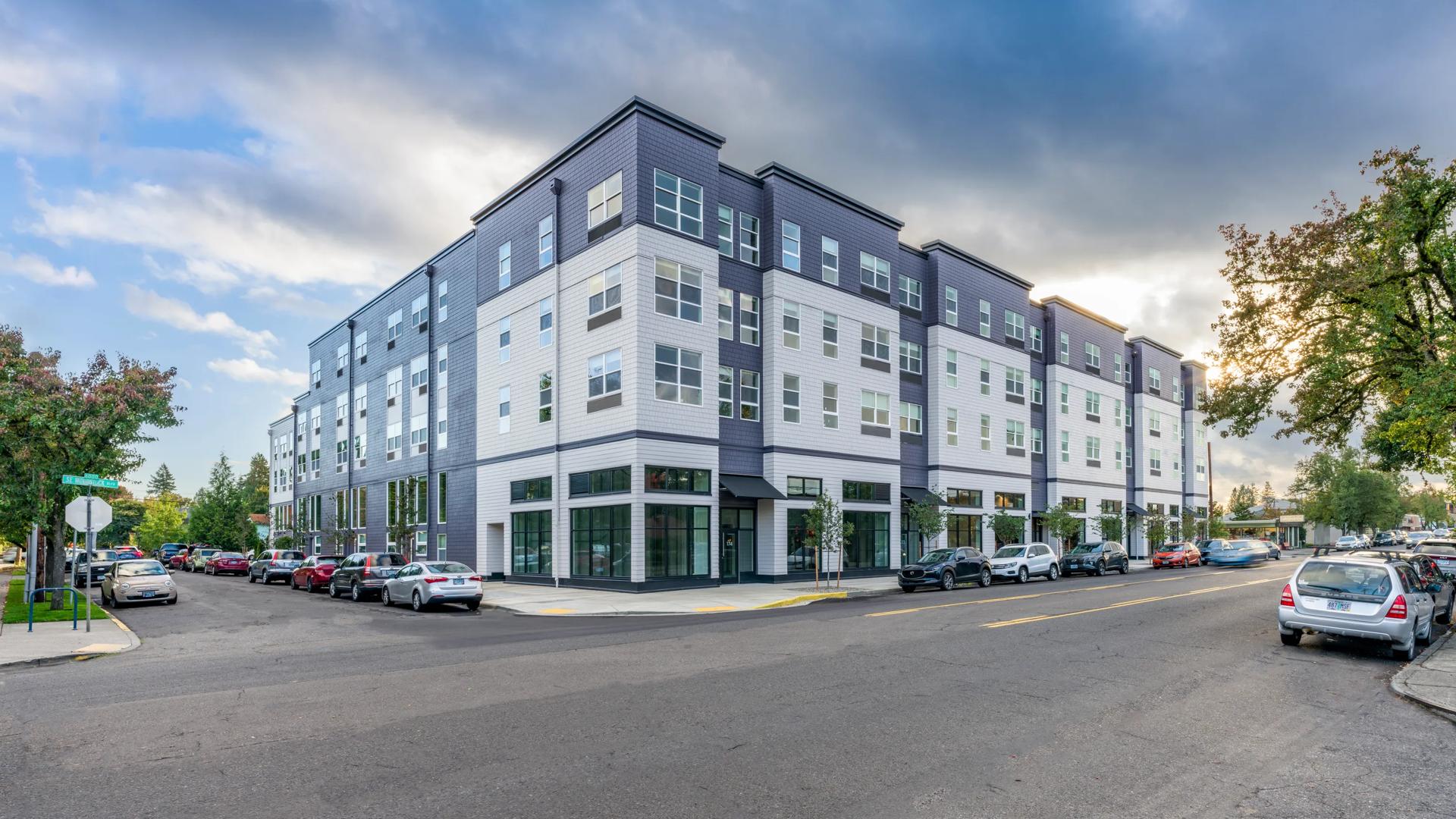 street view exterior modera woodstock apartments for rent in portland